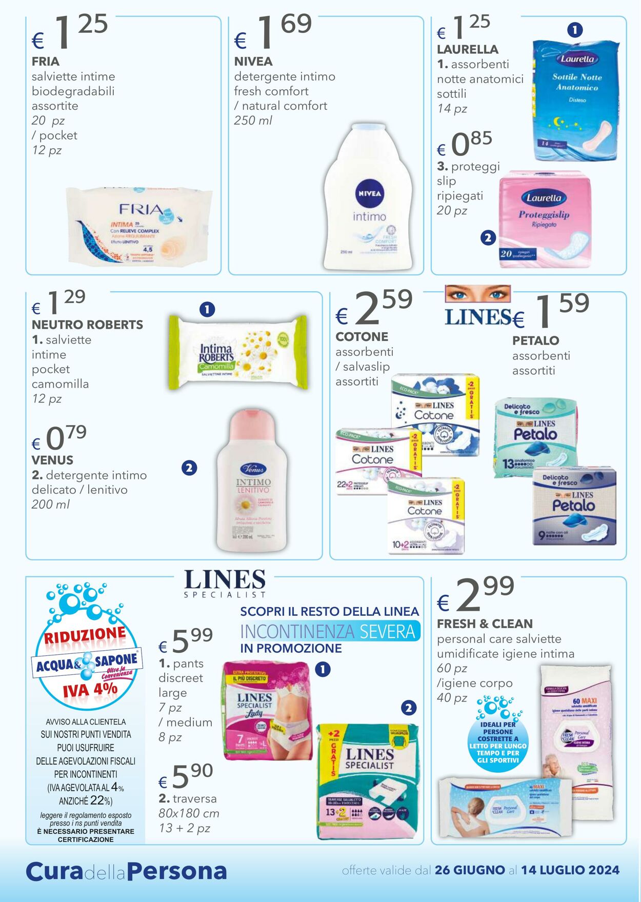 Volantino Acqua e sapone 26.06.2024 - 14.07.2024