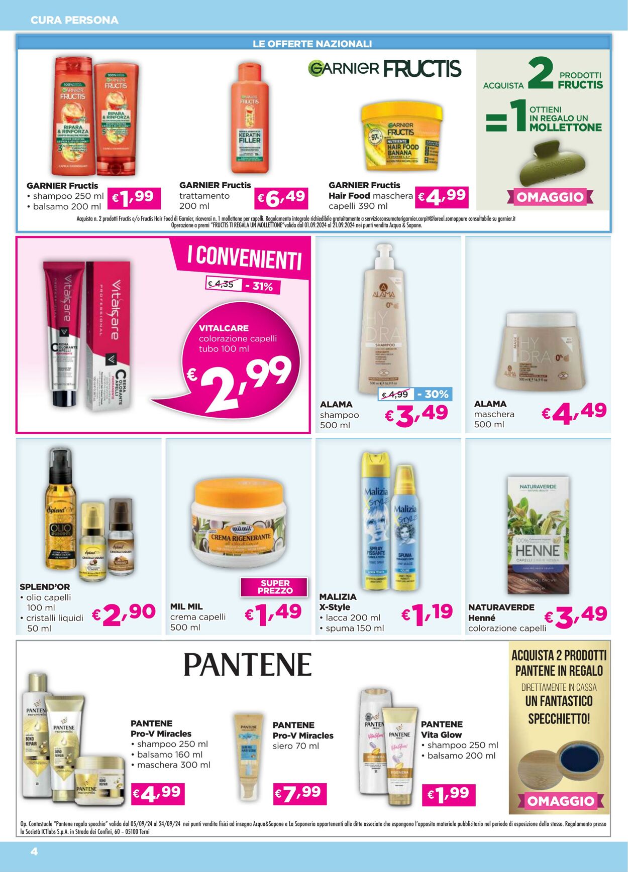 Volantino Acqua e sapone 05.09.2024 - 24.09.2024