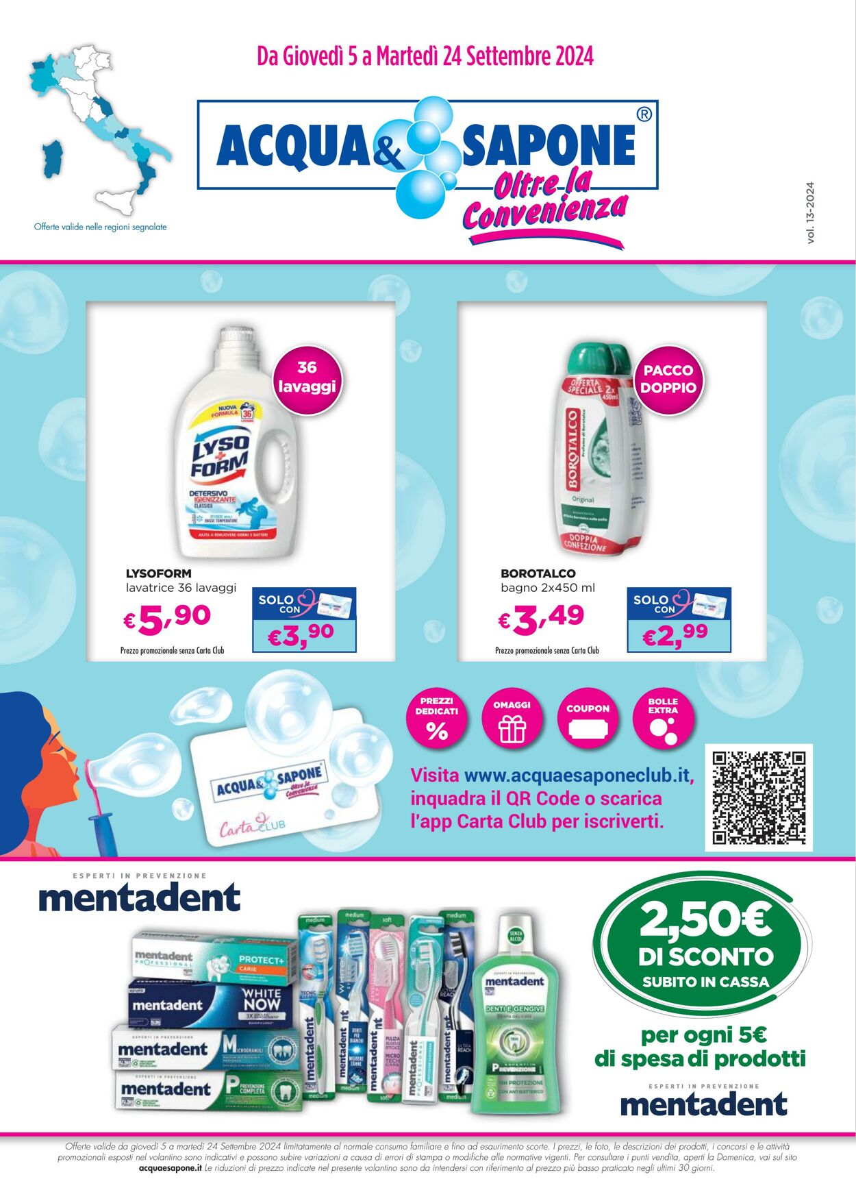 Volantino Acqua e sapone 05.09.2024 - 24.09.2024