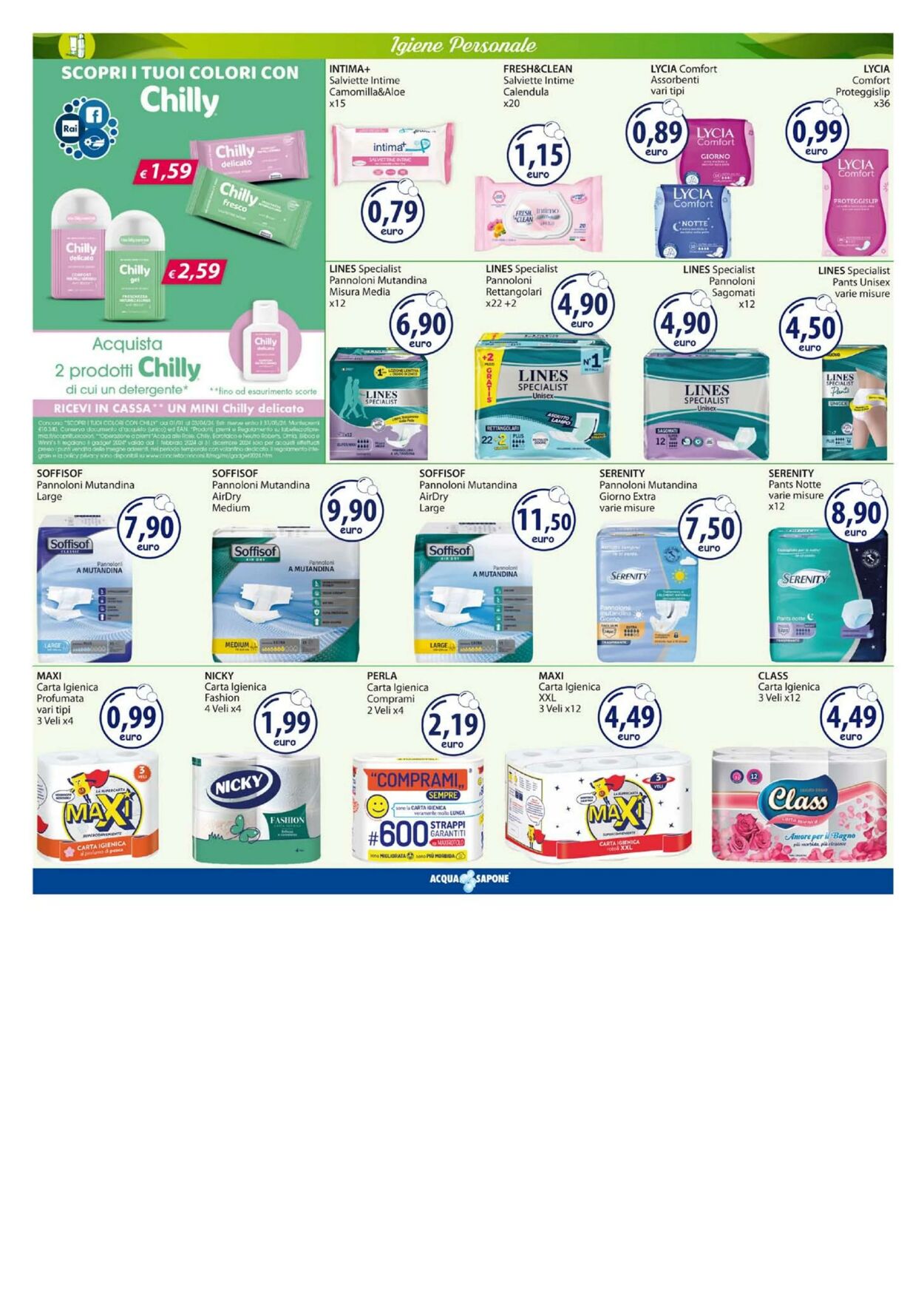 Volantino Acqua e sapone 16.02.2024 - 25.02.2024