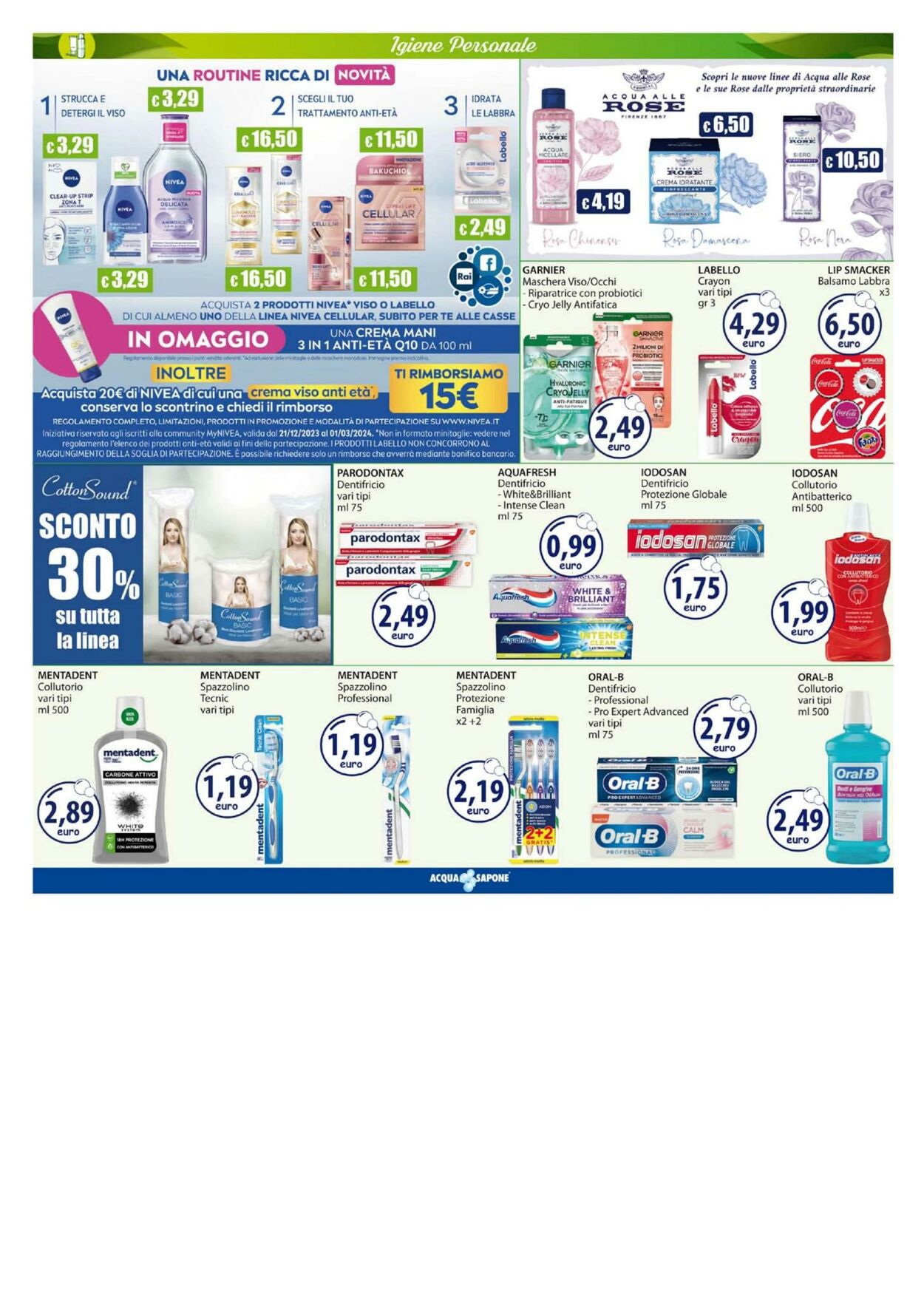 Volantino Acqua e sapone 16.02.2024 - 25.02.2024