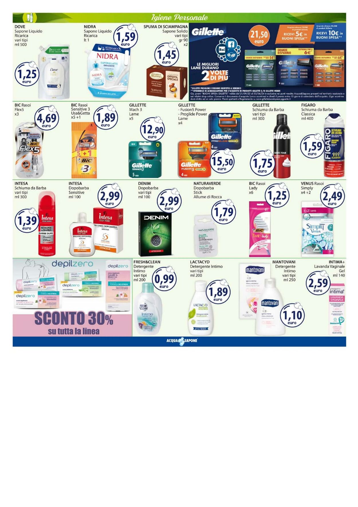 Volantino Acqua e sapone 16.02.2024 - 25.02.2024