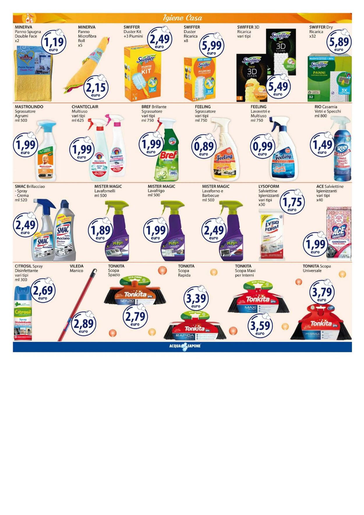 Volantino Acqua e sapone 16.02.2024 - 25.02.2024