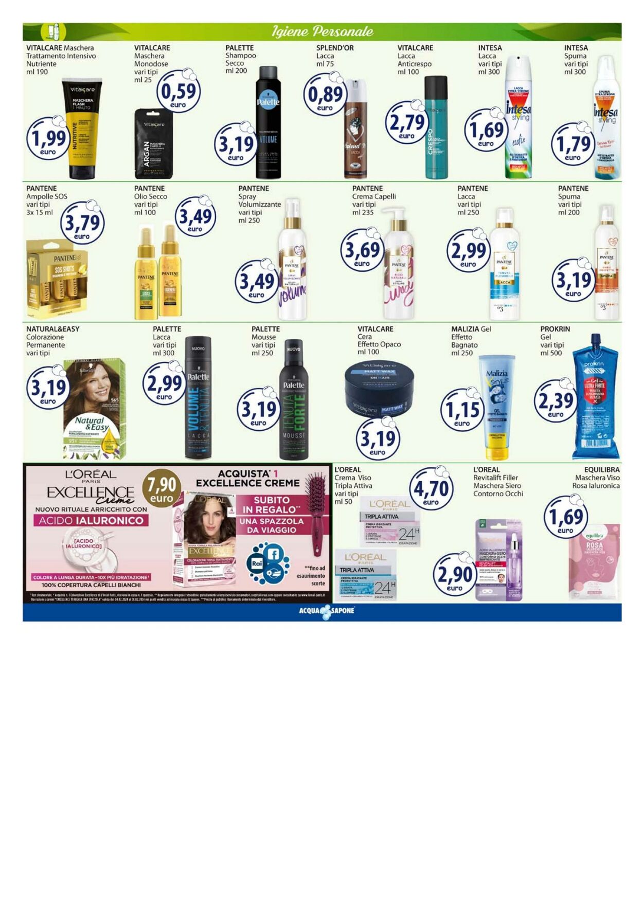 Volantino Acqua e sapone 16.02.2024 - 25.02.2024