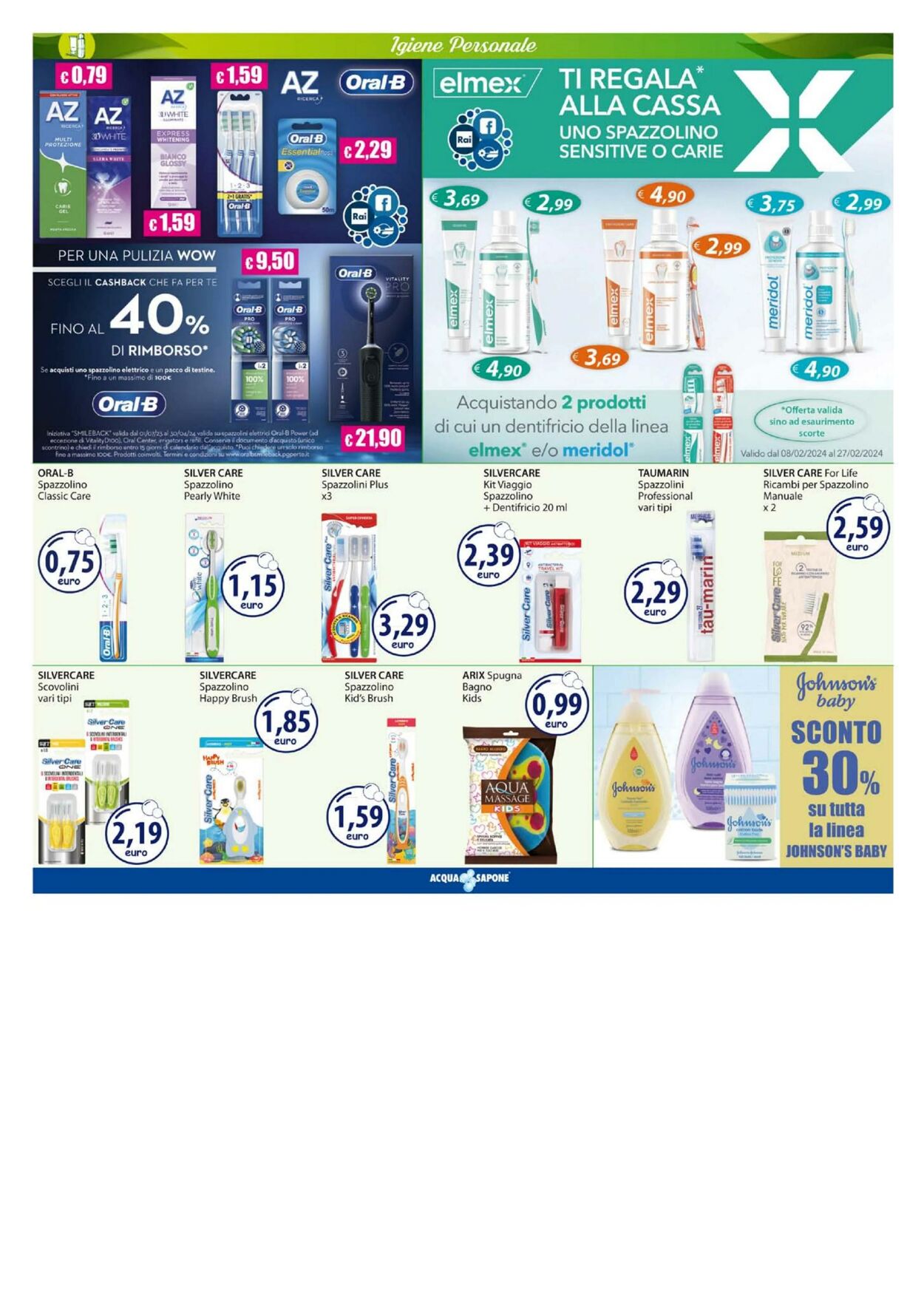 Volantino Acqua e sapone 16.02.2024 - 25.02.2024