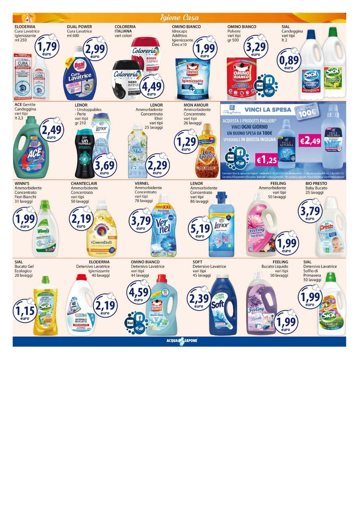 Volantino Acqua e sapone 16.02.2024 - 25.02.2024