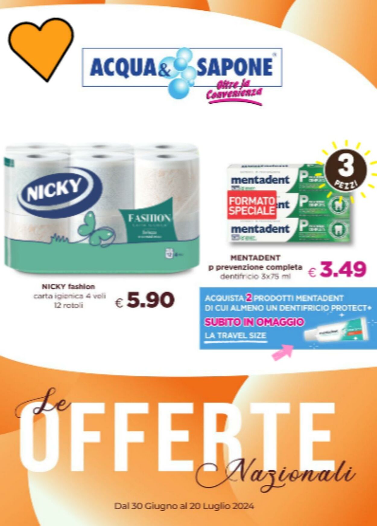 Volantino Acqua e sapone 30.06.2024 - 20.07.2024