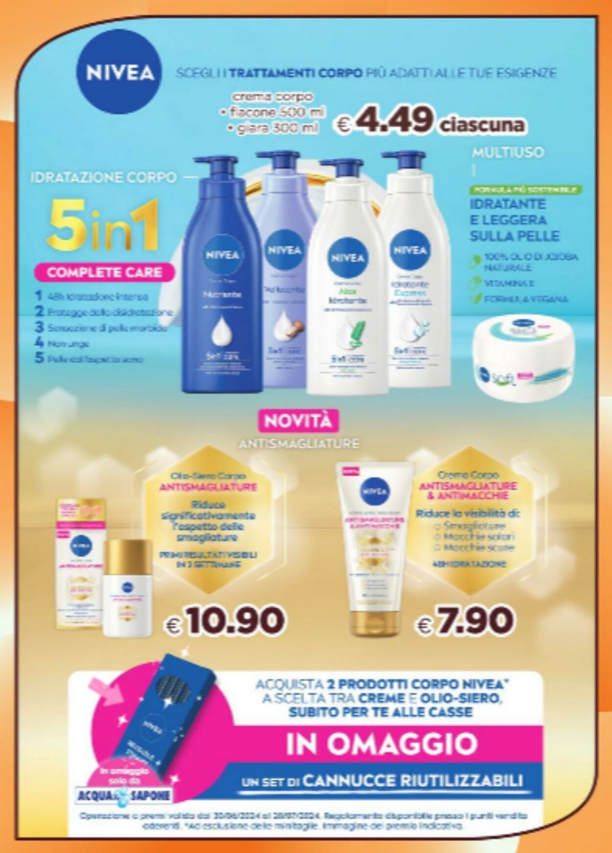 Volantino Acqua e sapone 30.06.2024 - 20.07.2024