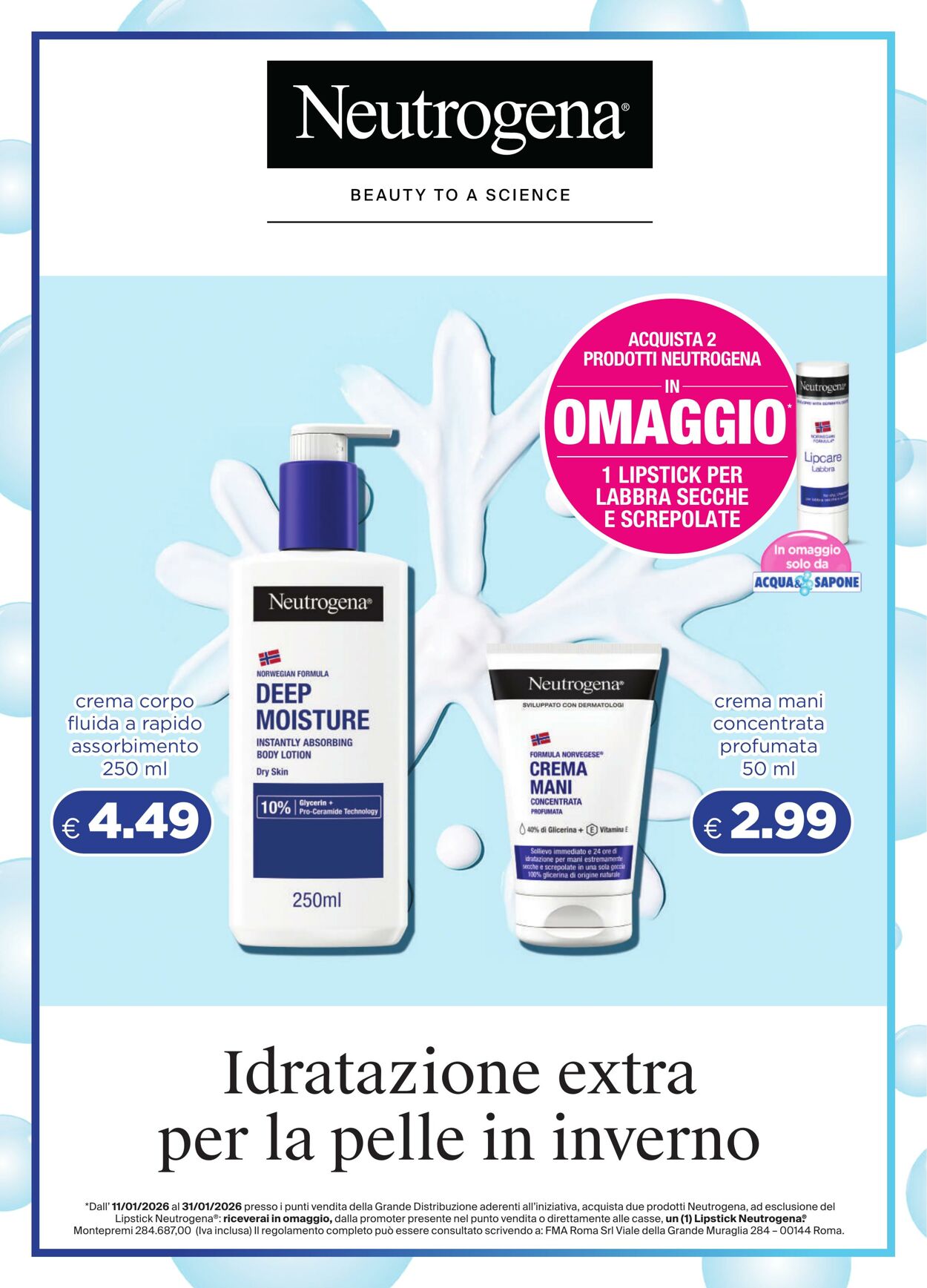 Volantino Acqua e sapone 11.01.2026 - 31.01.2026