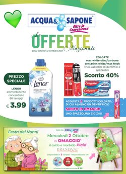 Volantino Acqua e sapone 02.01.2022 - 15.01.2022