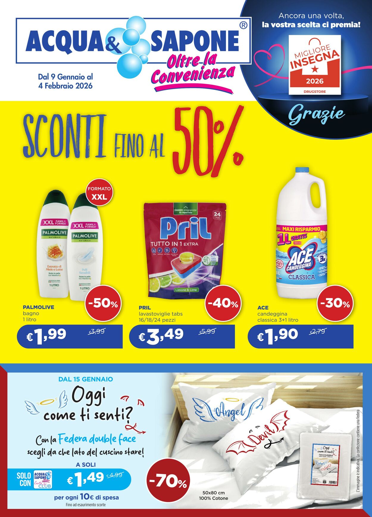 Volantino Acqua e sapone 09.01.2026 - 04.02.2026