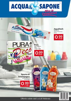 Volantino Acqua e sapone 01.02.2025 - 28.02.2025