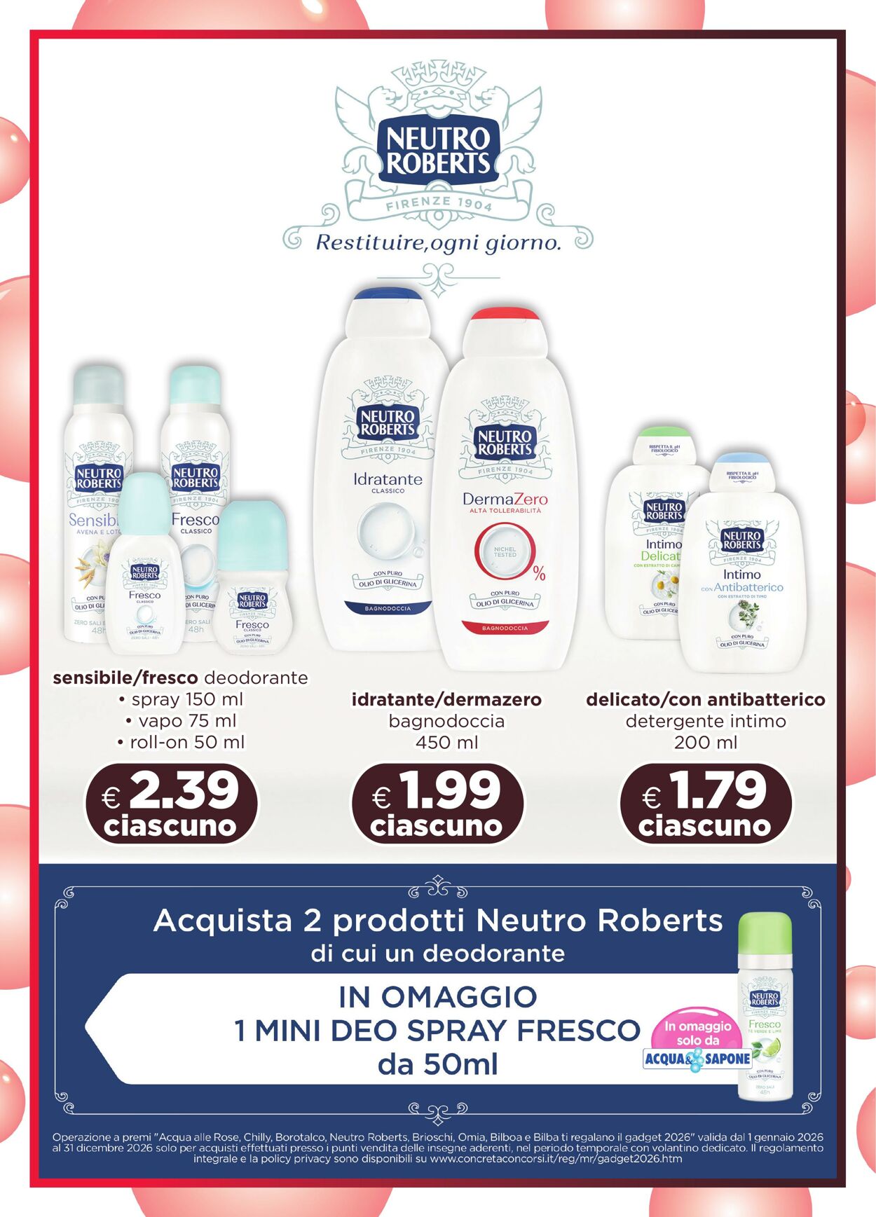 Volantino Acqua e sapone 01.02.2026 - 21.02.2026