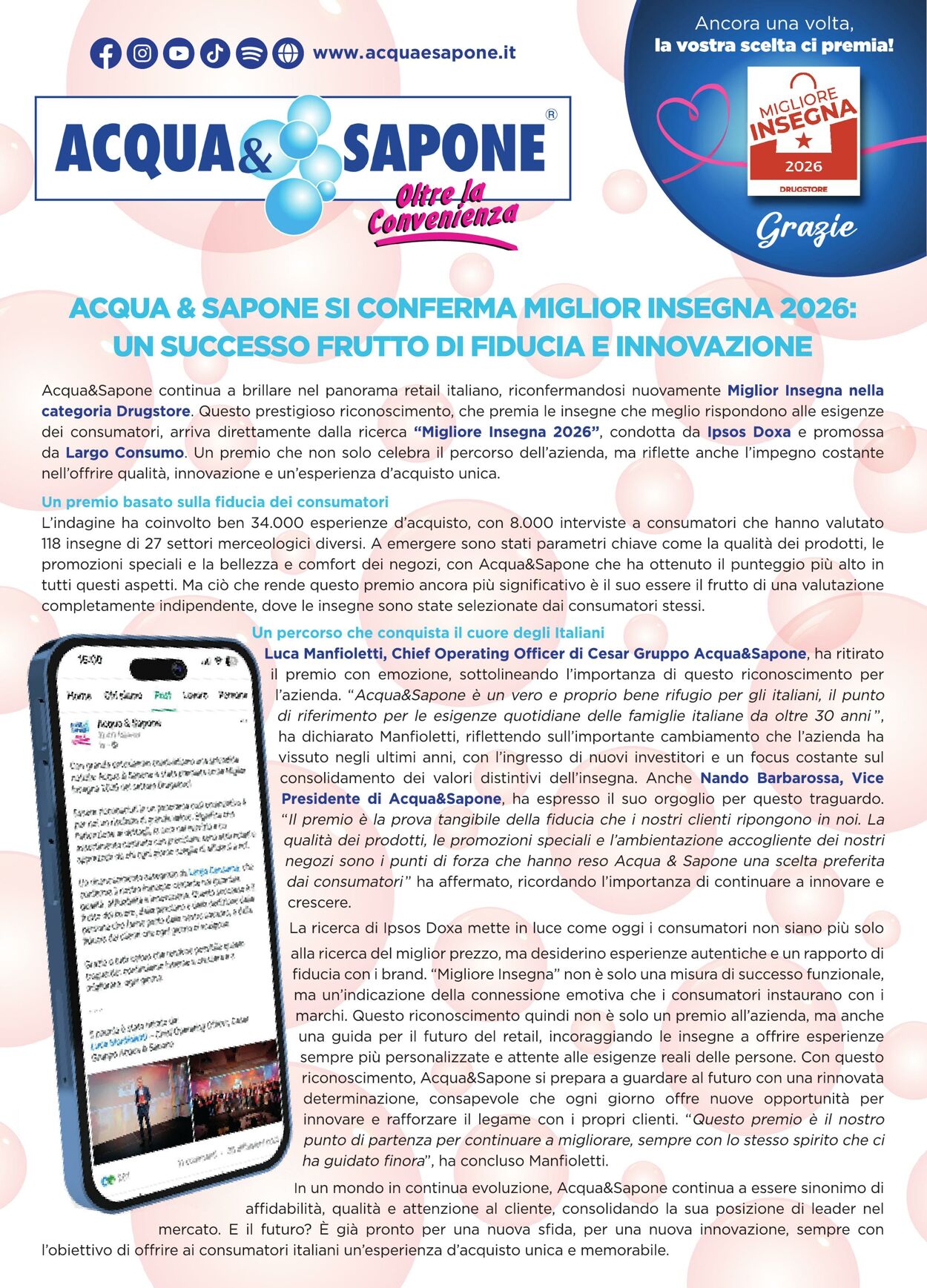 Volantino Acqua e sapone 01.02.2026 - 21.02.2026