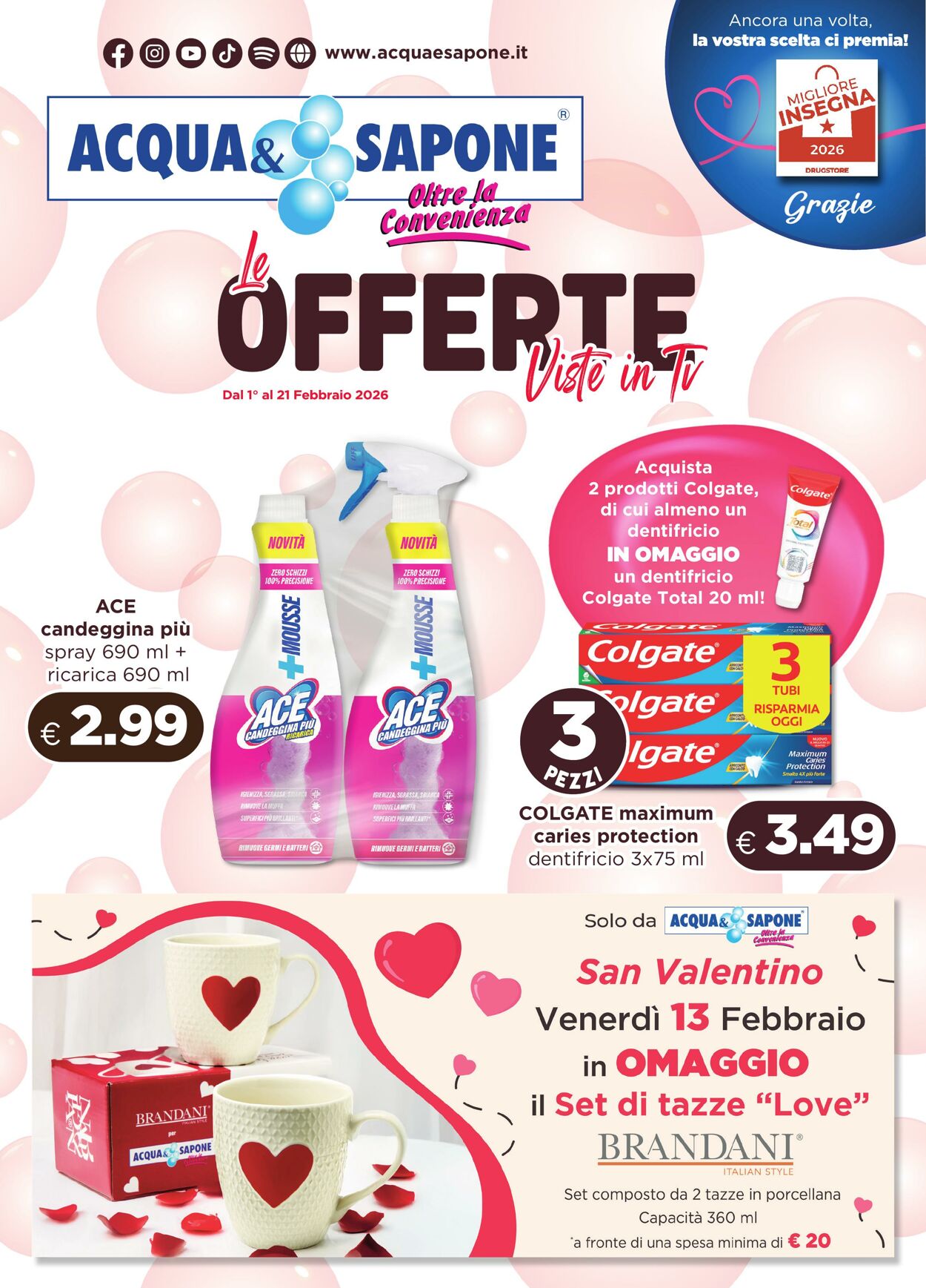 Volantino Acqua e sapone 01.02.2026 - 21.02.2026