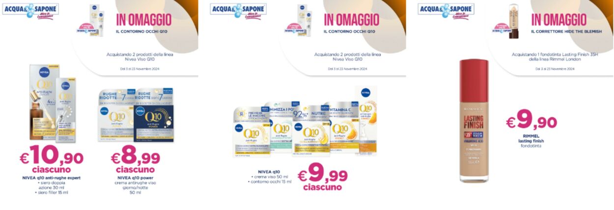 Volantino Acqua e sapone 05.11.2024 - 19.11.2024