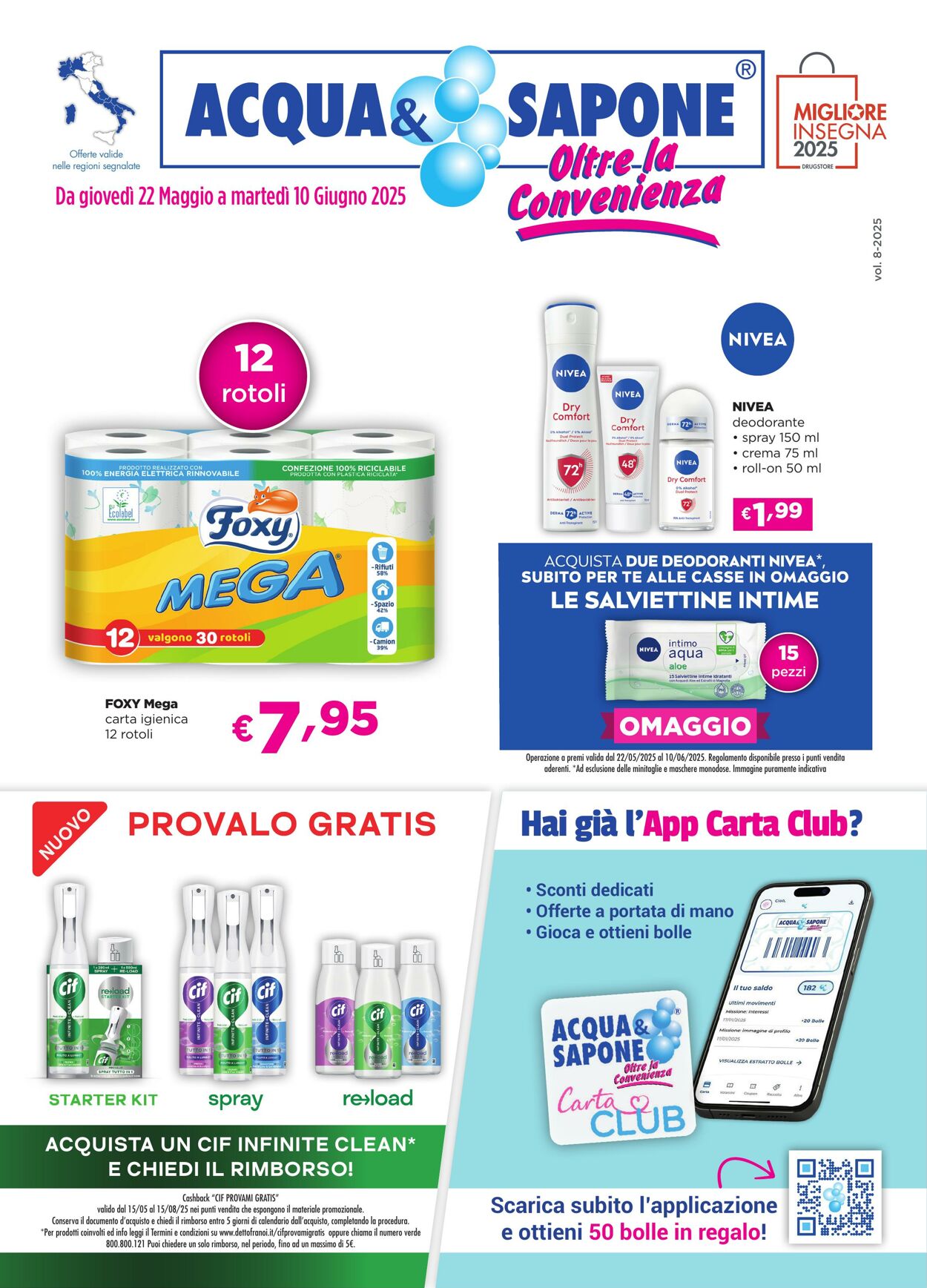 Volantino Acqua e sapone 22.05.2025 - 10.06.2025