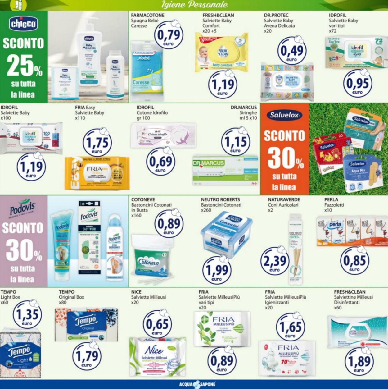 Volantino Acqua e sapone 27.01.2025 - 09.02.2025