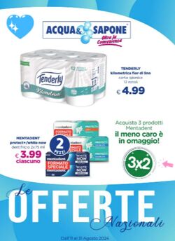 Volantino Acqua e sapone 21.07.2024 - 10.08.2024