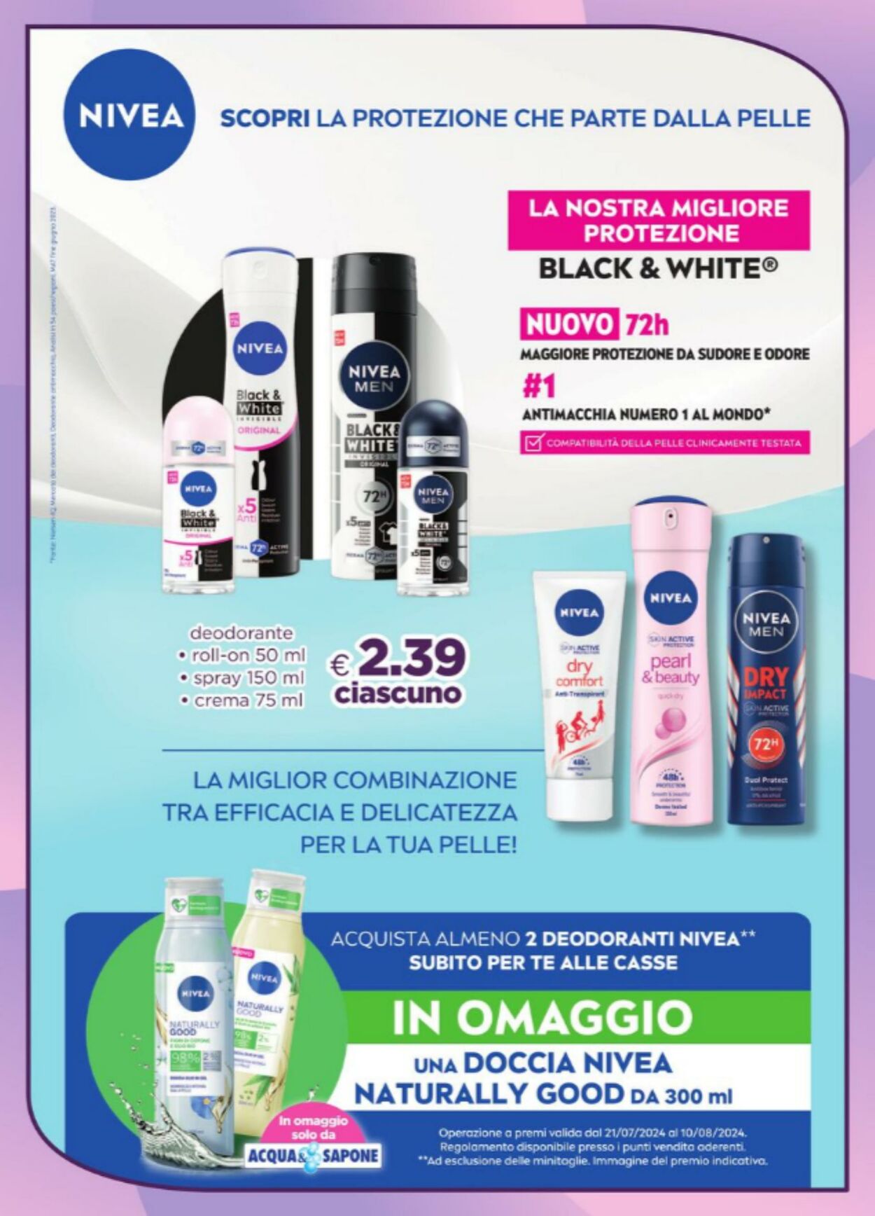 Volantino Acqua e sapone 21.07.2024 - 10.08.2024