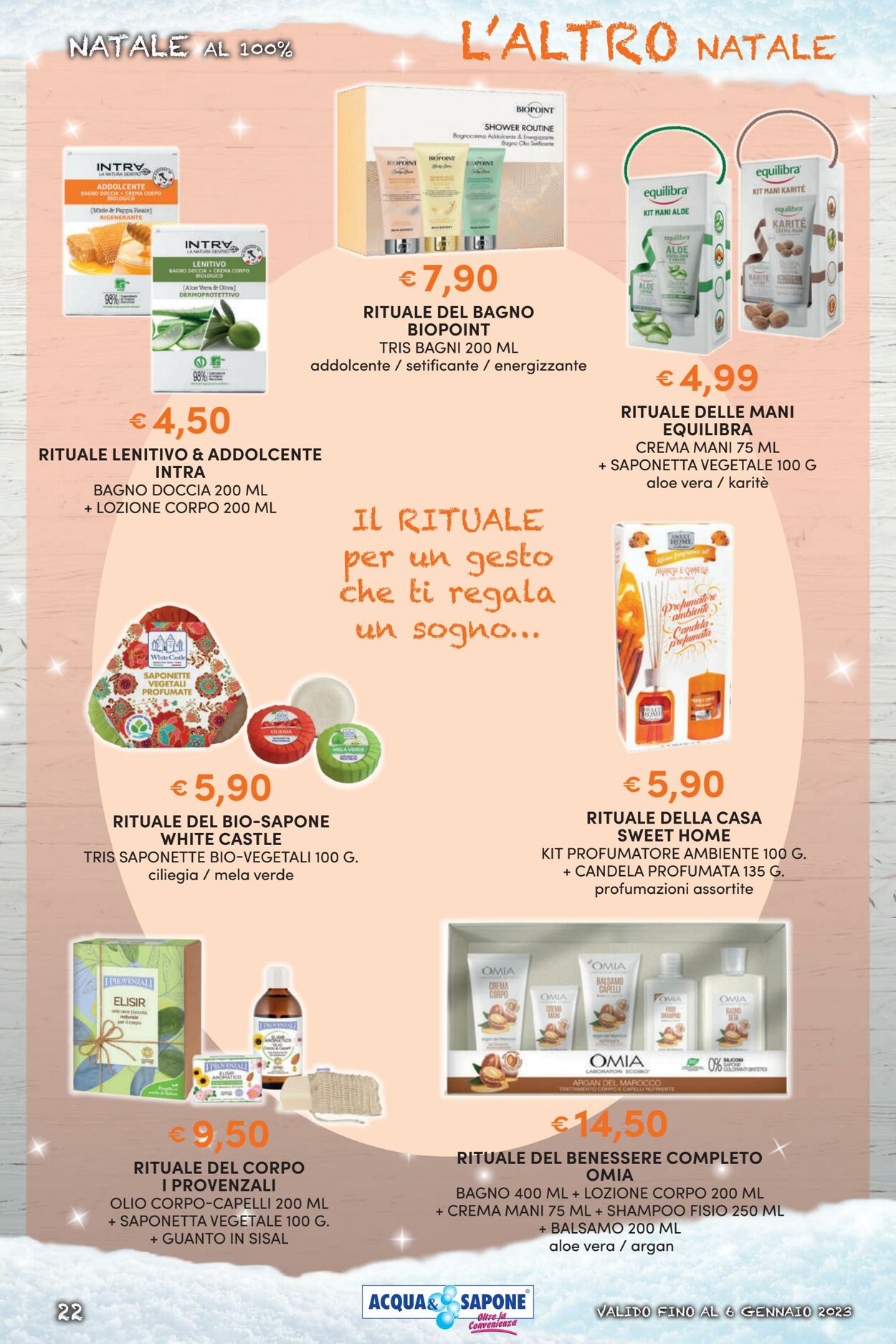 Volantino Acqua e sapone 01.12.2022 - 06.01.2023