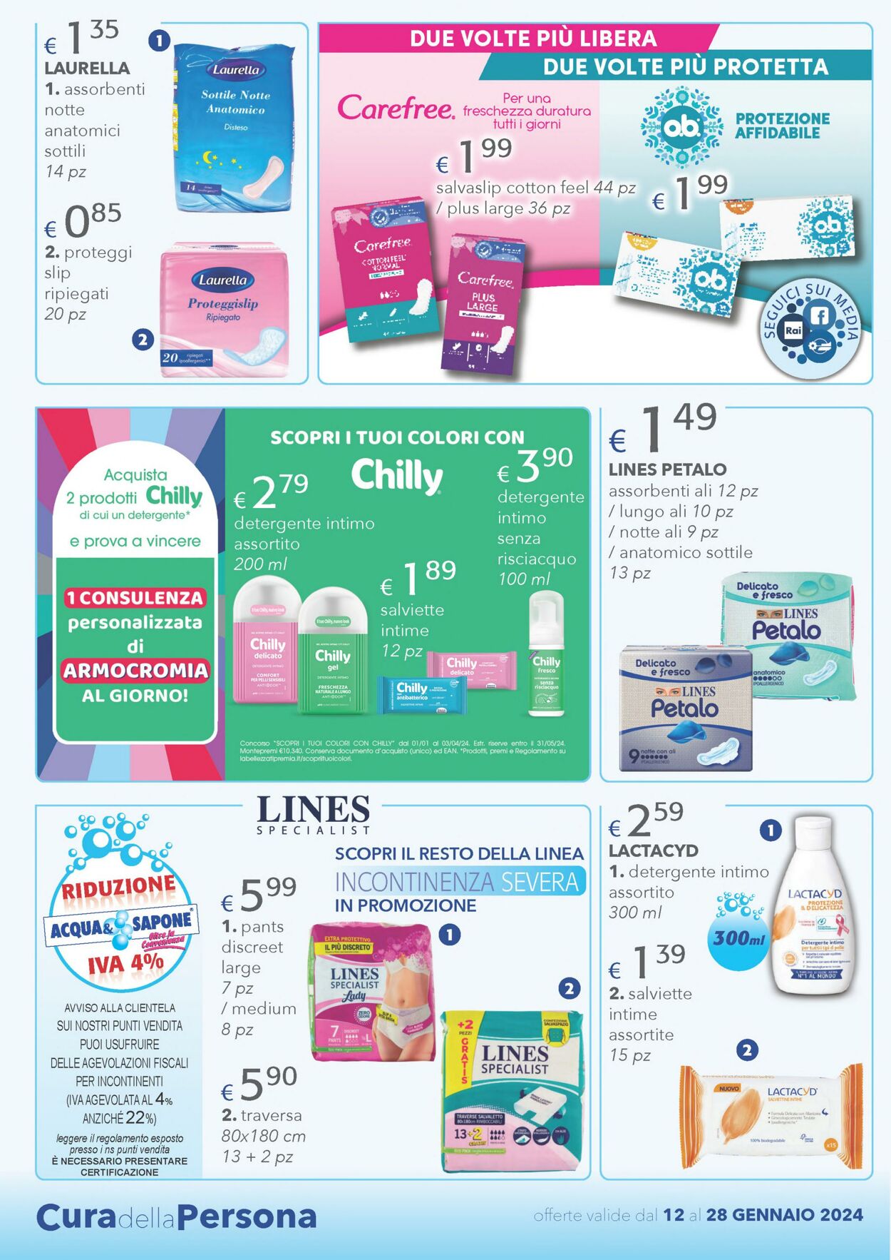 Volantino Acqua e sapone 12.01.2024 - 28.01.2024