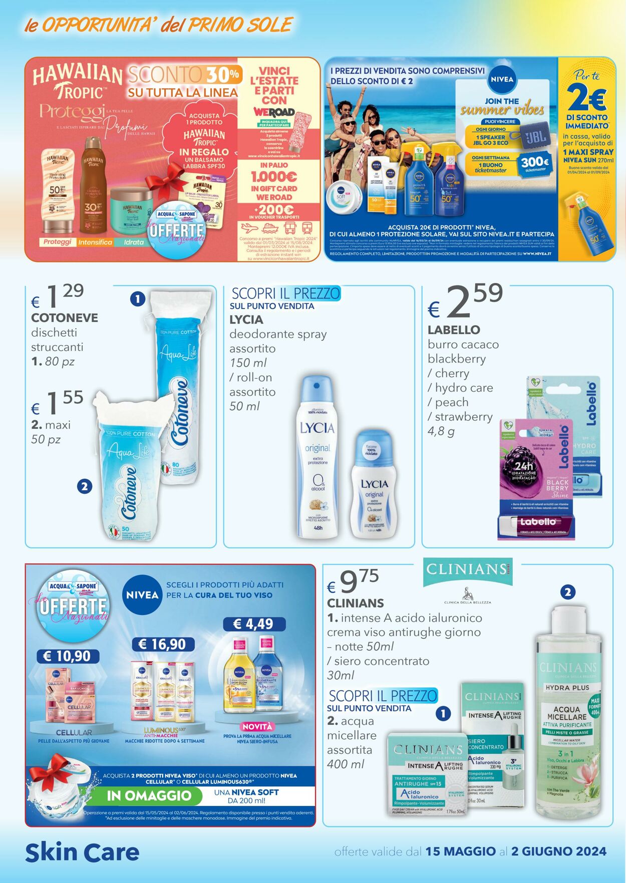 Volantino Acqua e sapone 15.05.2024 - 02.06.2024