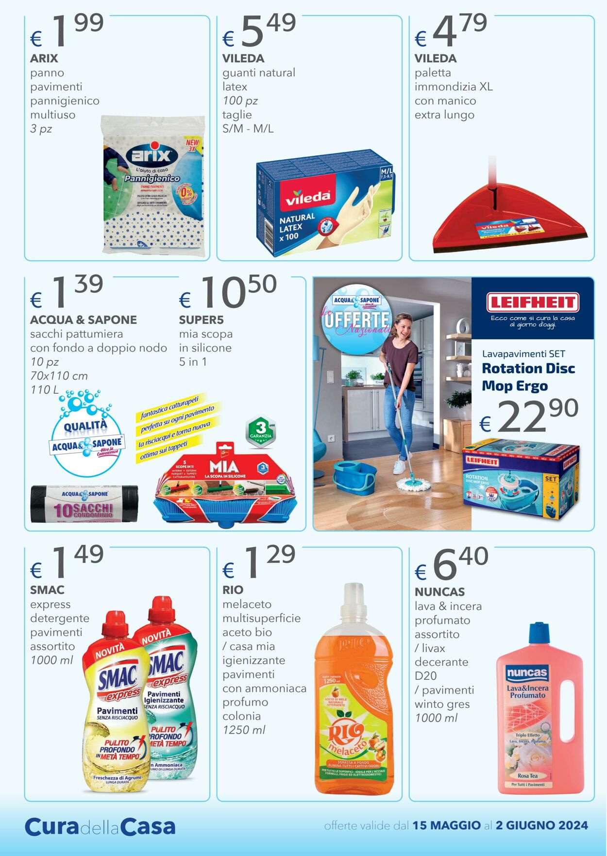 Volantino Acqua e sapone 15.05.2024 - 02.06.2024