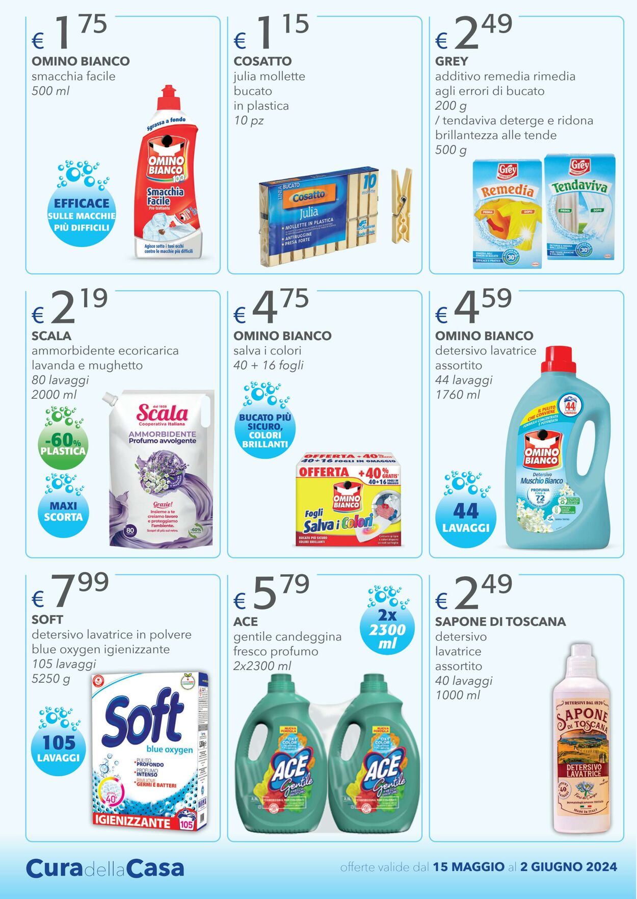 Volantino Acqua e sapone 15.05.2024 - 02.06.2024