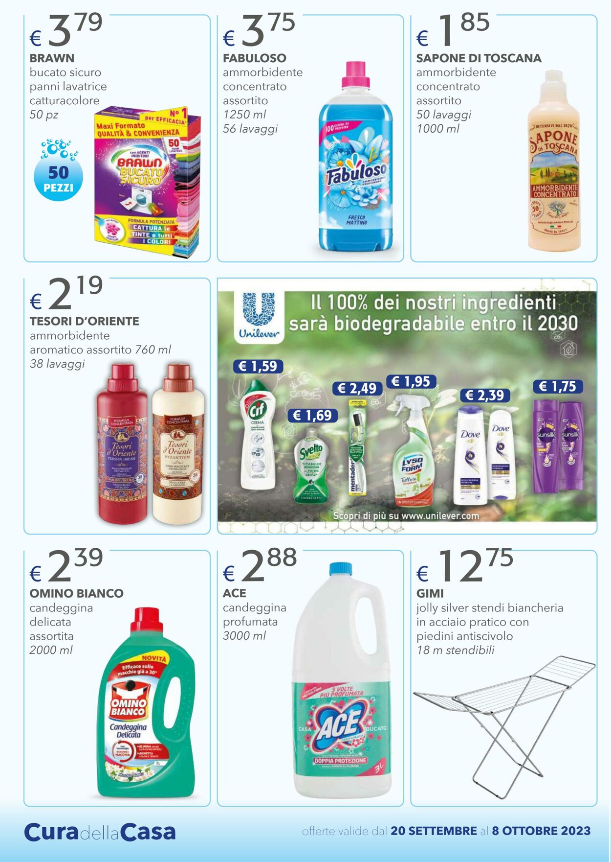 Volantino Acqua e sapone 20.09.2023 - 08.11.2023