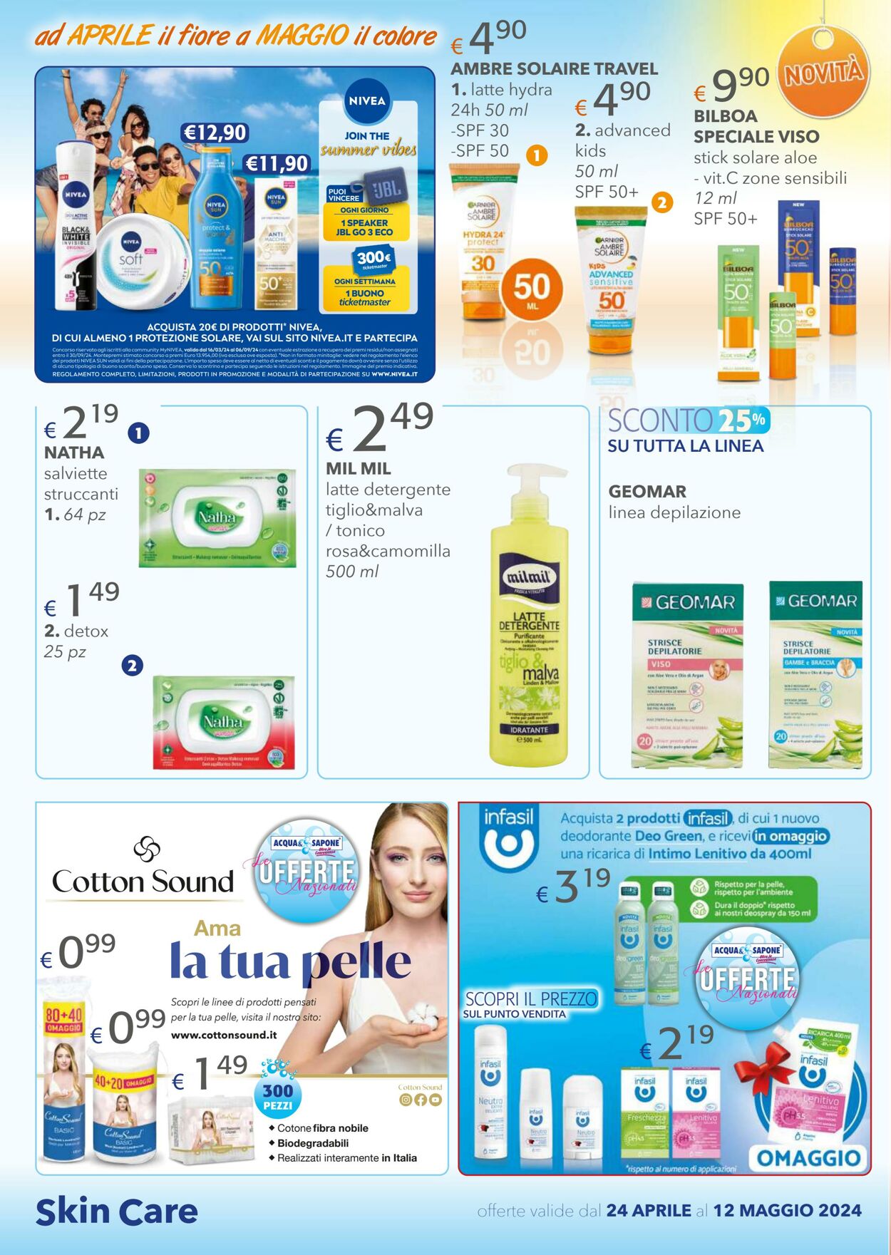 Volantino Acqua e sapone 24.04.2024 - 12.05.2024