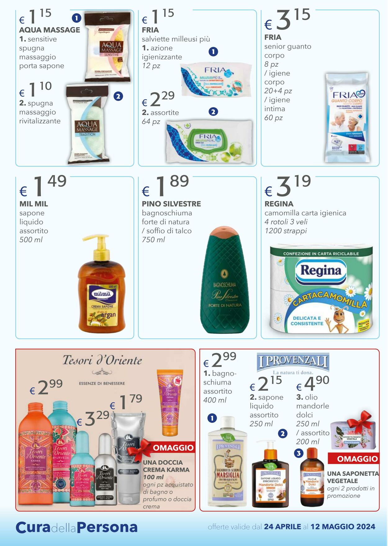 Volantino Acqua e sapone 24.04.2024 - 12.05.2024