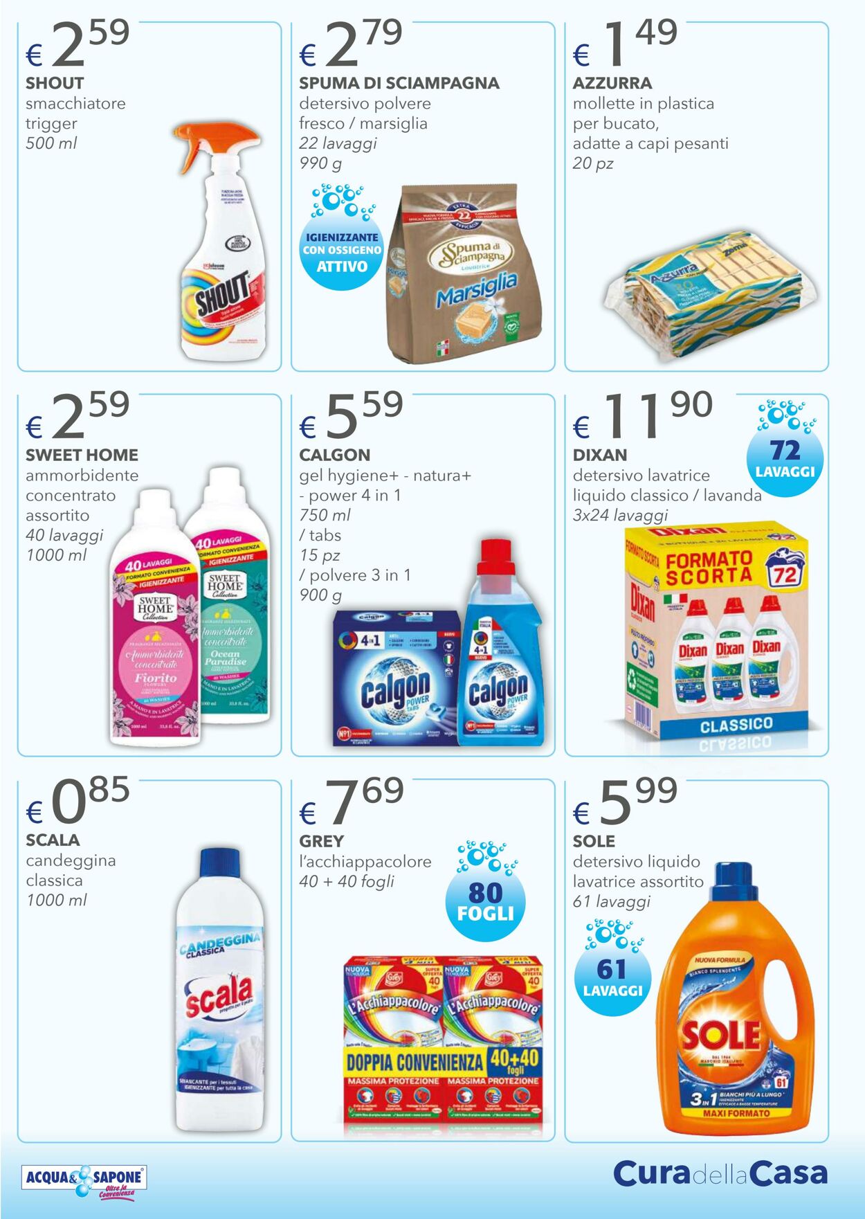 Volantino Acqua e sapone 24.04.2024 - 12.05.2024