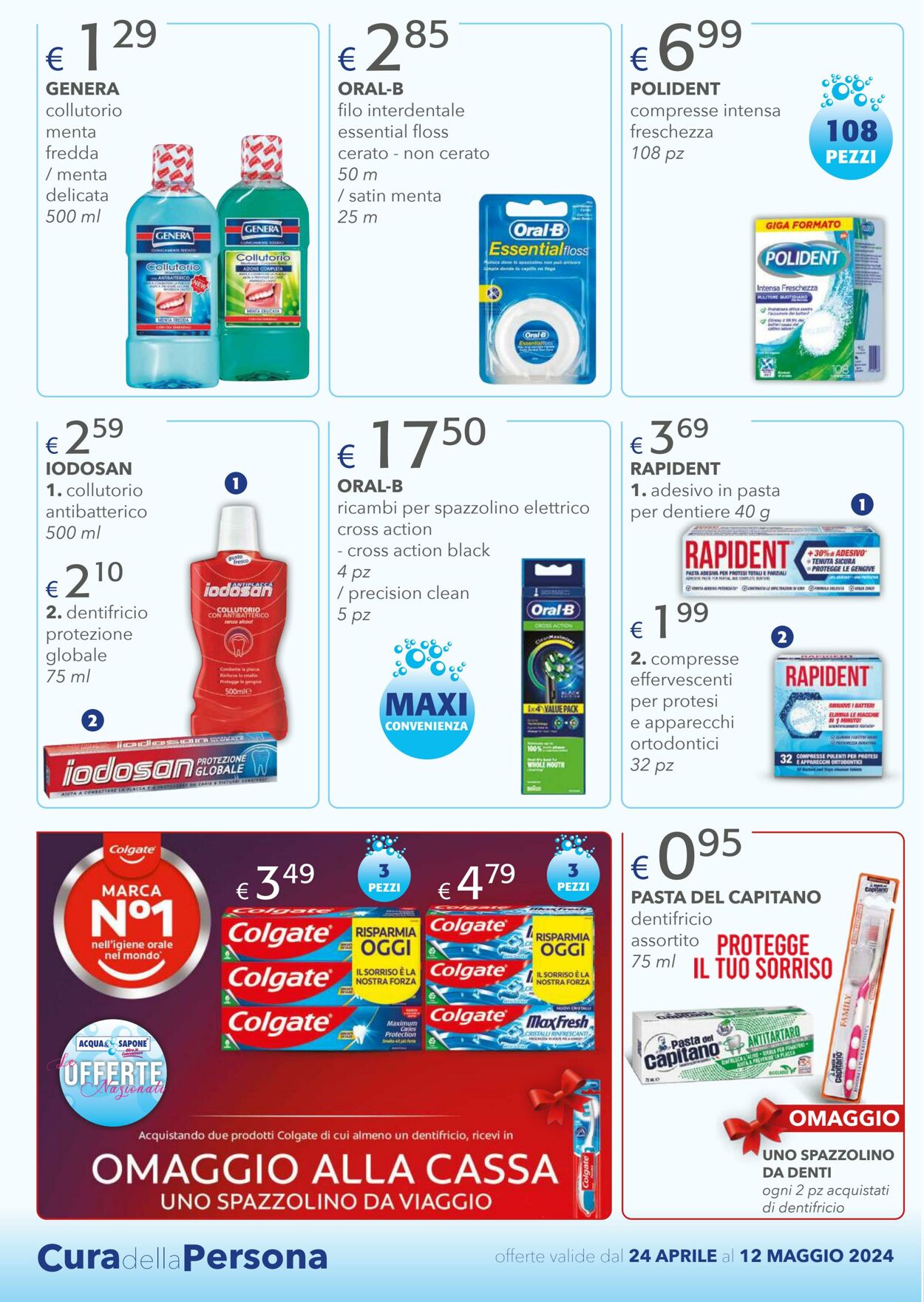 Volantino Acqua e sapone 24.04.2024 - 12.05.2024