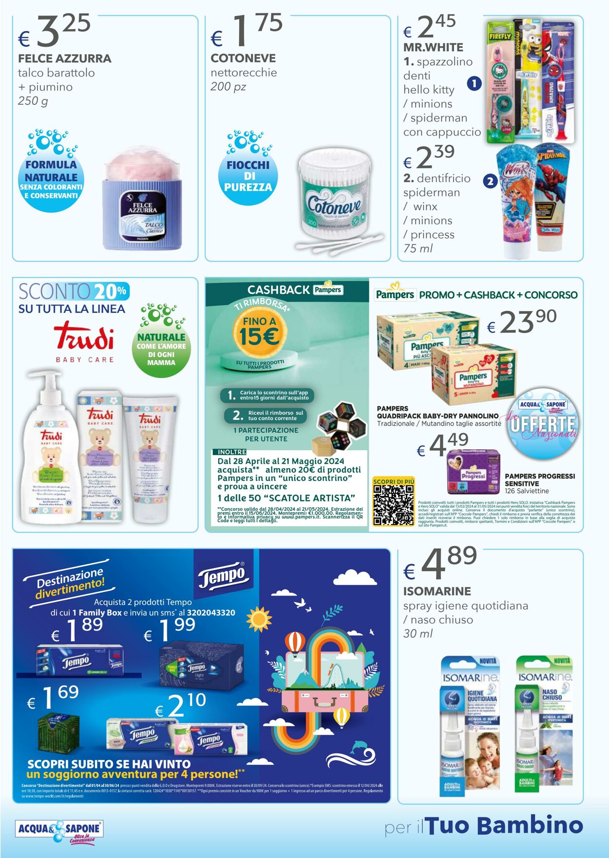 Volantino Acqua e sapone 24.04.2024 - 12.05.2024