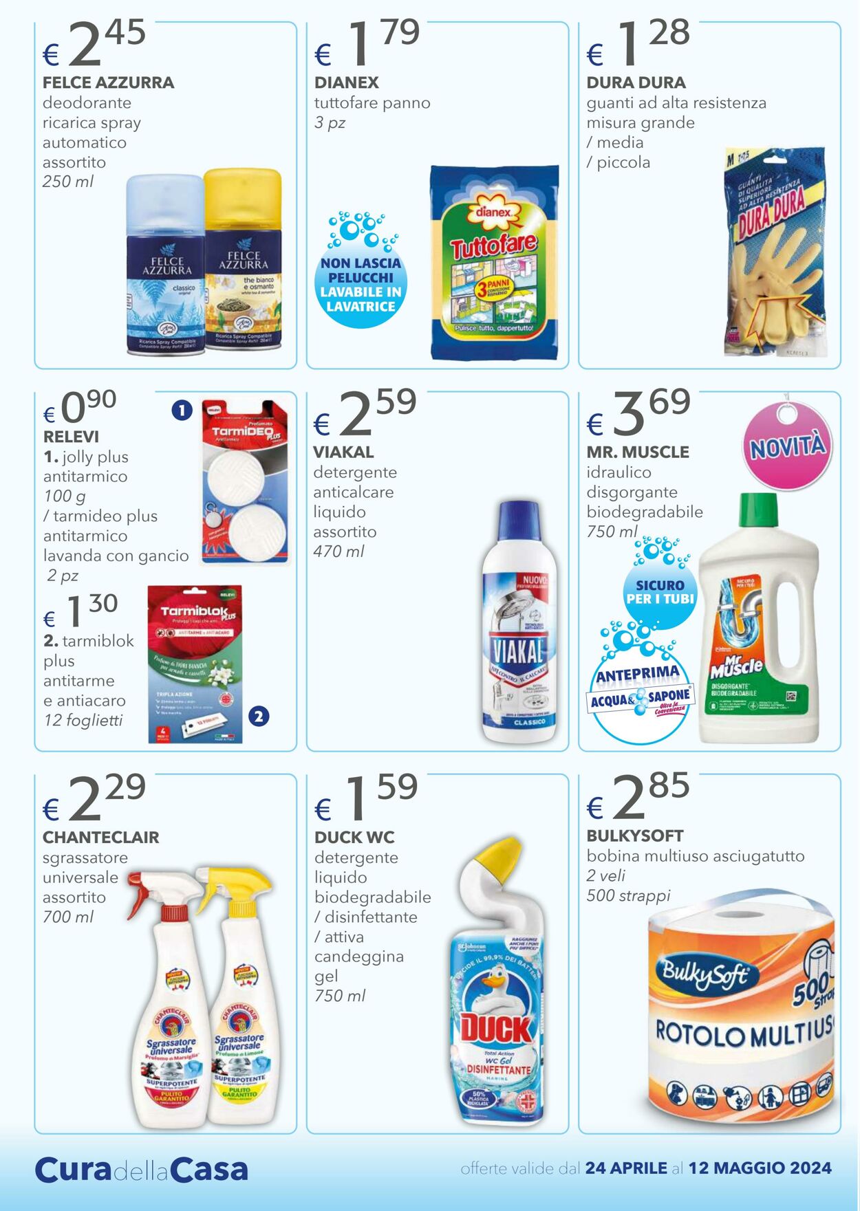 Volantino Acqua e sapone 24.04.2024 - 12.05.2024