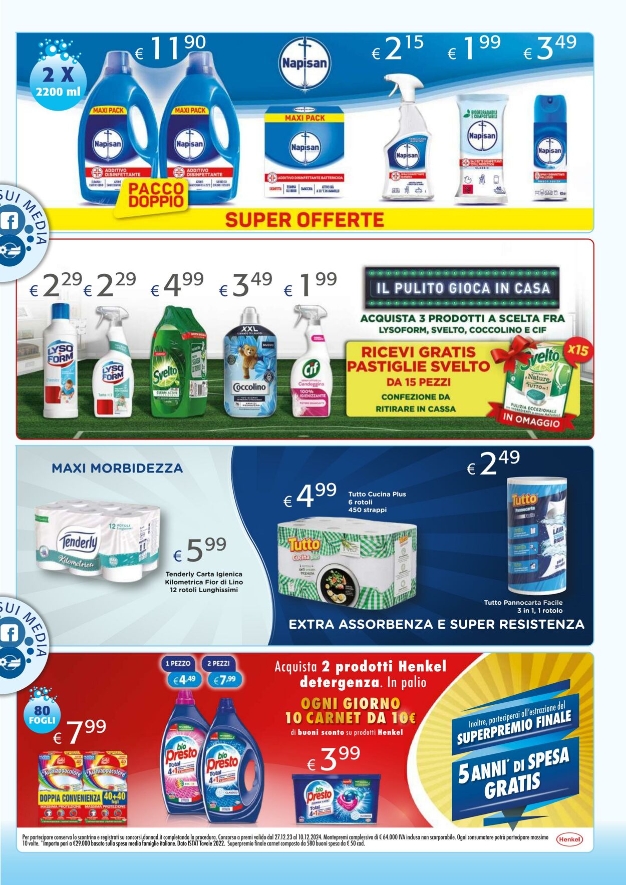 Volantino Acqua e sapone 28.12.2023 - 14.01.2024