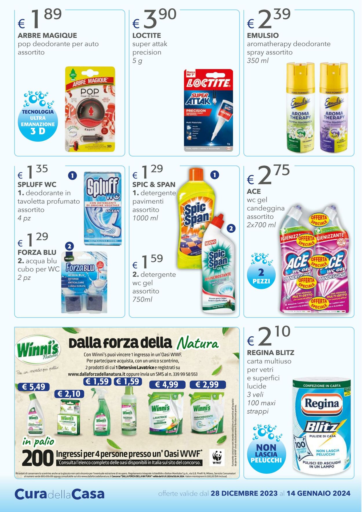 Volantino Acqua e sapone 28.12.2023 - 14.01.2024