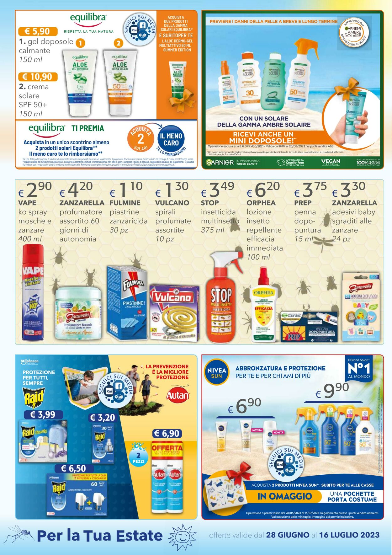 Volantino Acqua e sapone 28.06.2023 - 16.07.2023