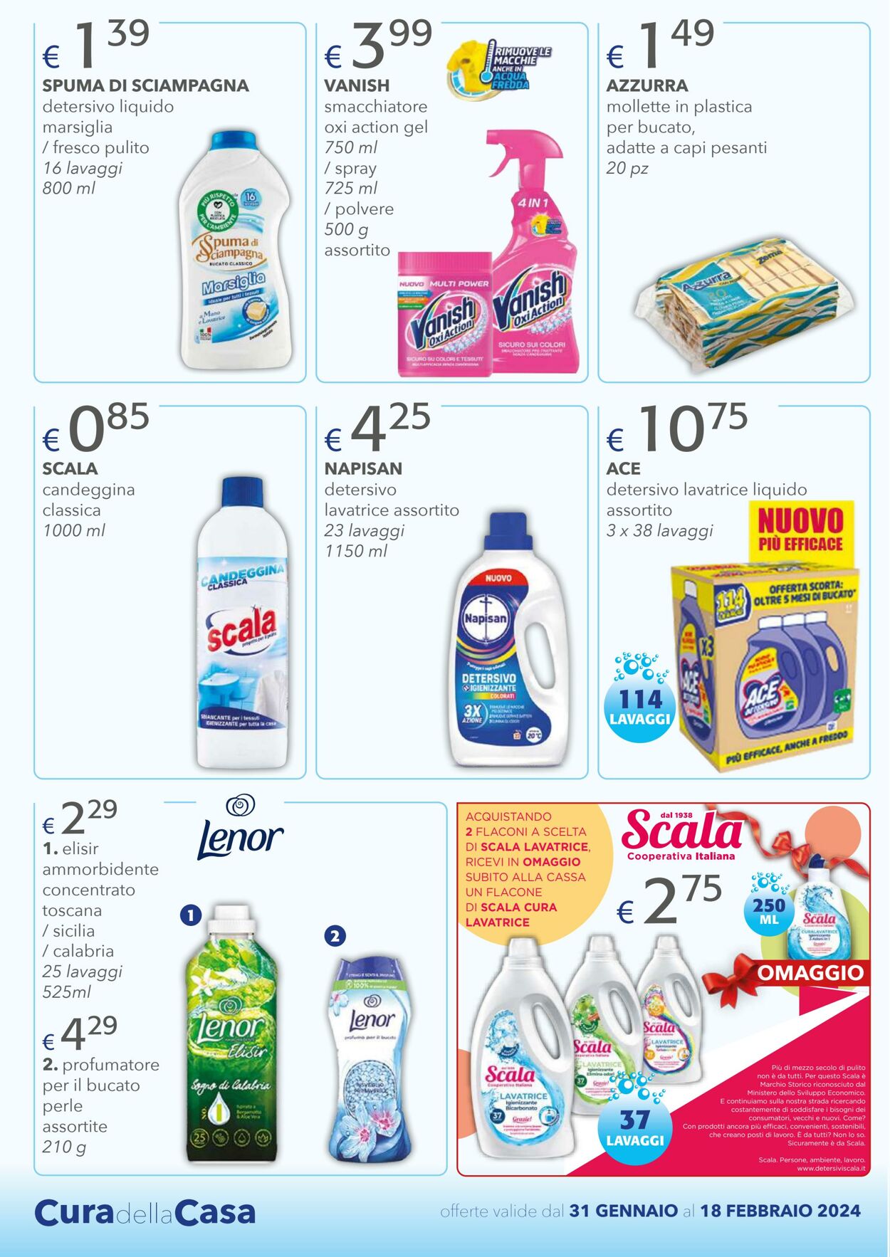 Volantino Acqua e sapone 31.01.2024 - 18.02.2024