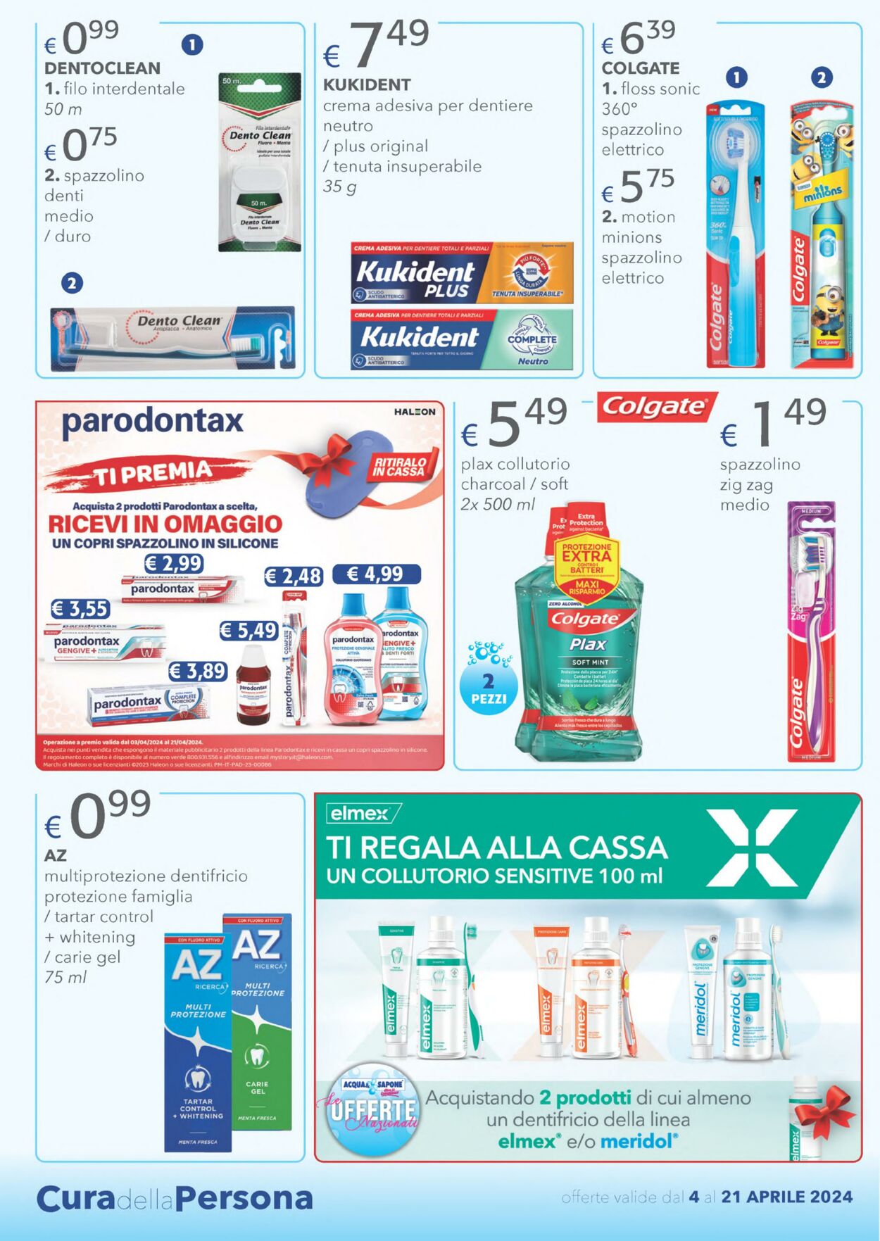 Volantino Acqua e sapone 04.04.2024 - 21.04.2024