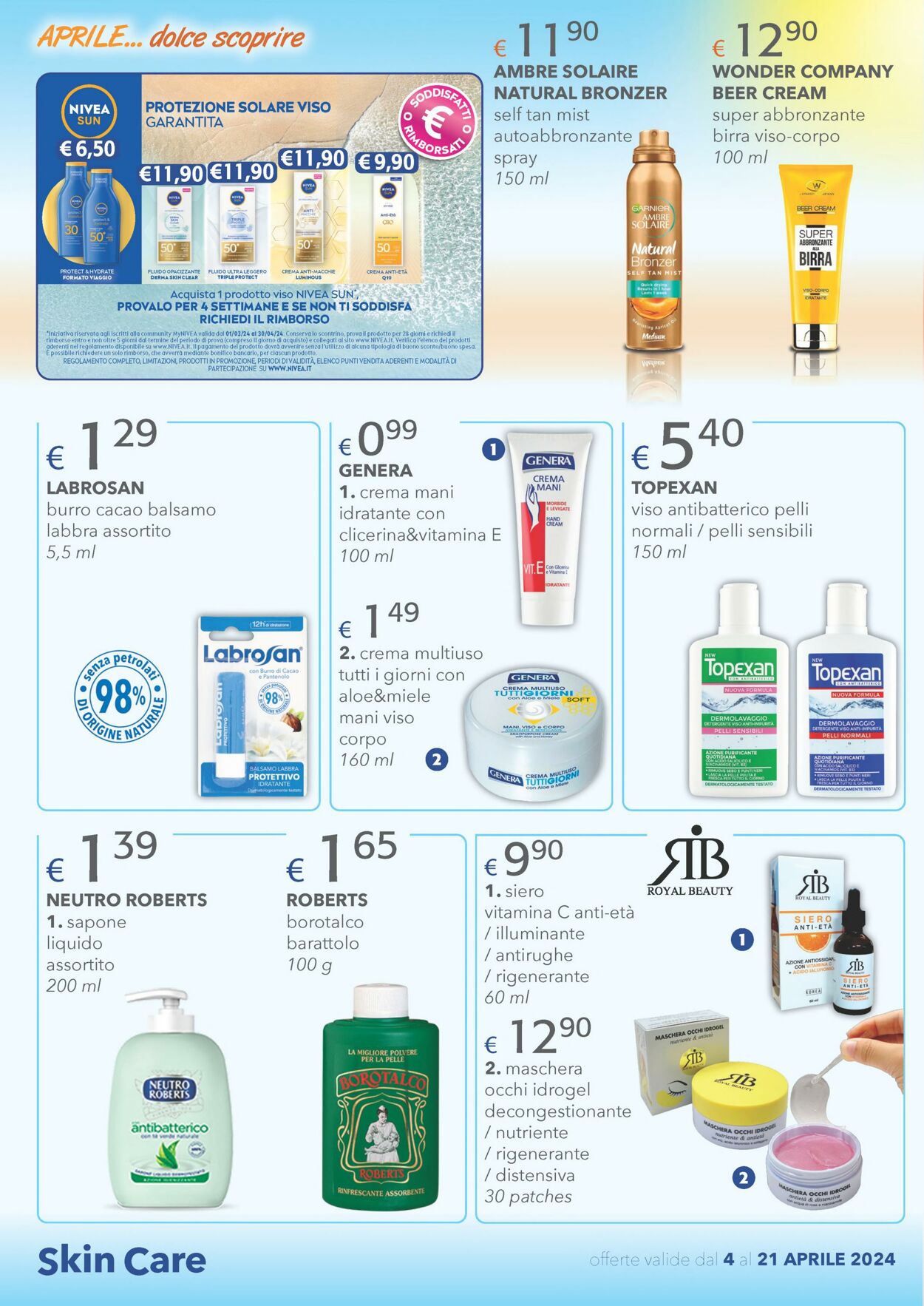 Volantino Acqua e sapone 04.04.2024 - 21.04.2024