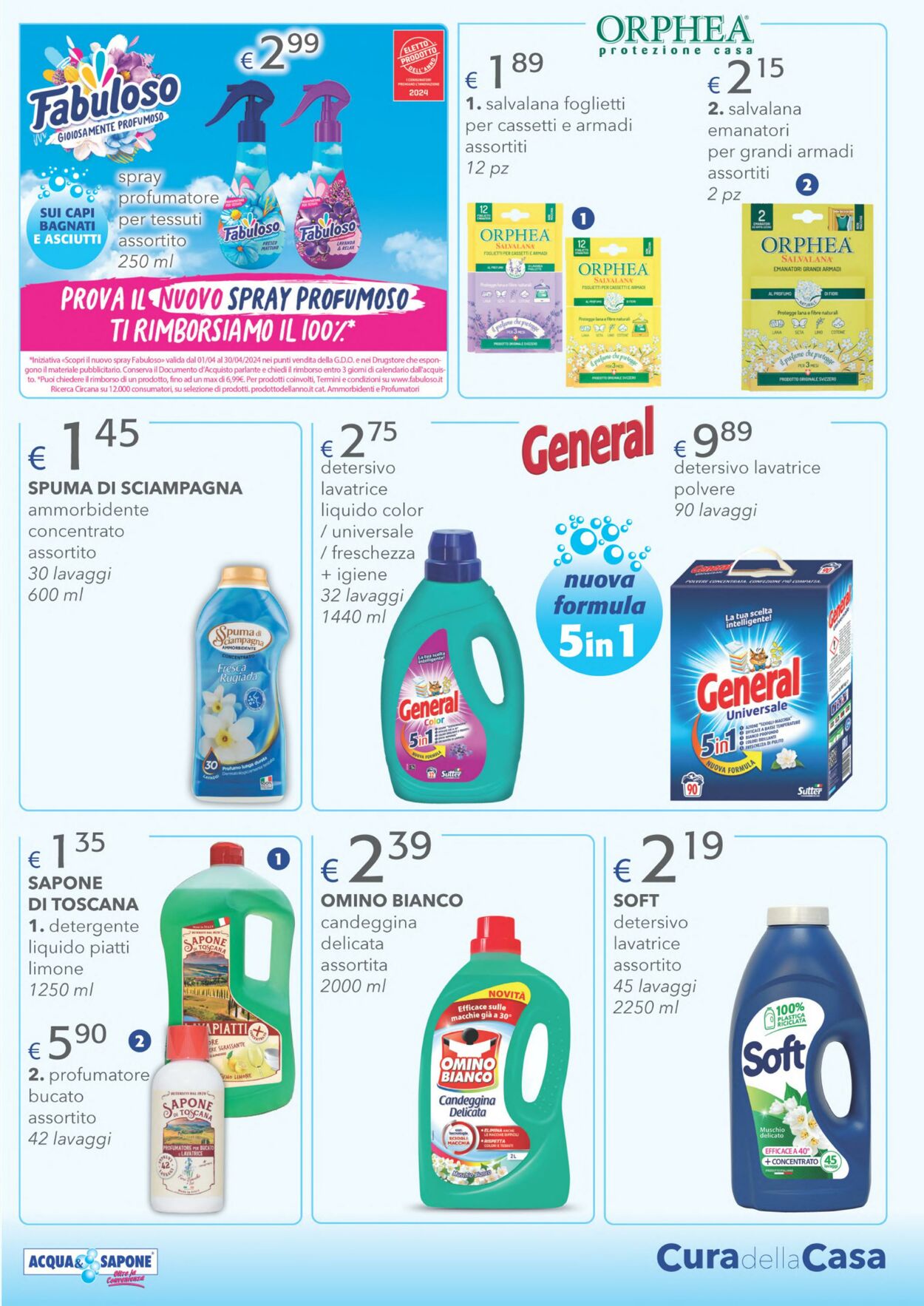 Volantino Acqua e sapone 04.04.2024 - 21.04.2024