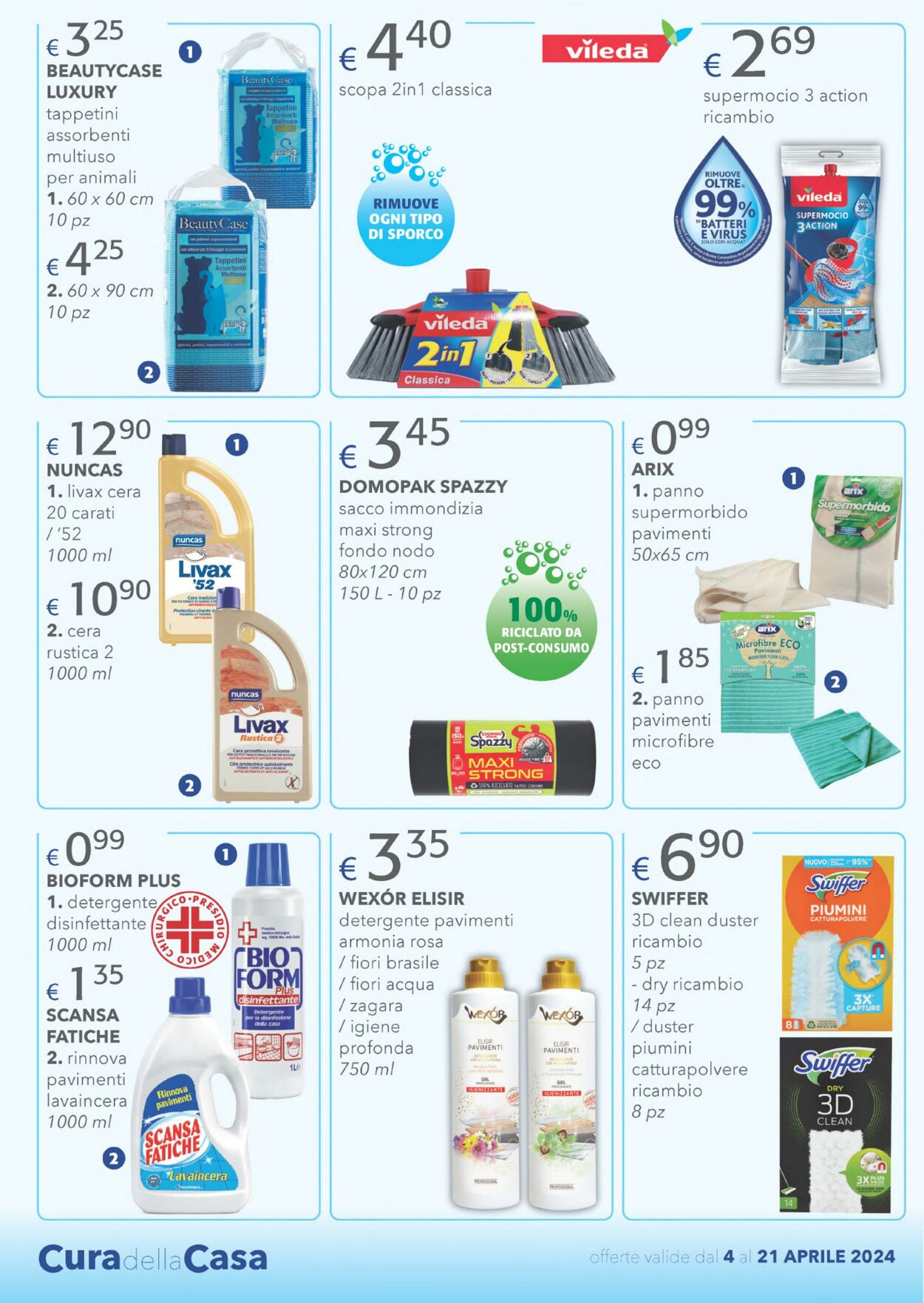 Volantino Acqua e sapone 04.04.2024 - 21.04.2024