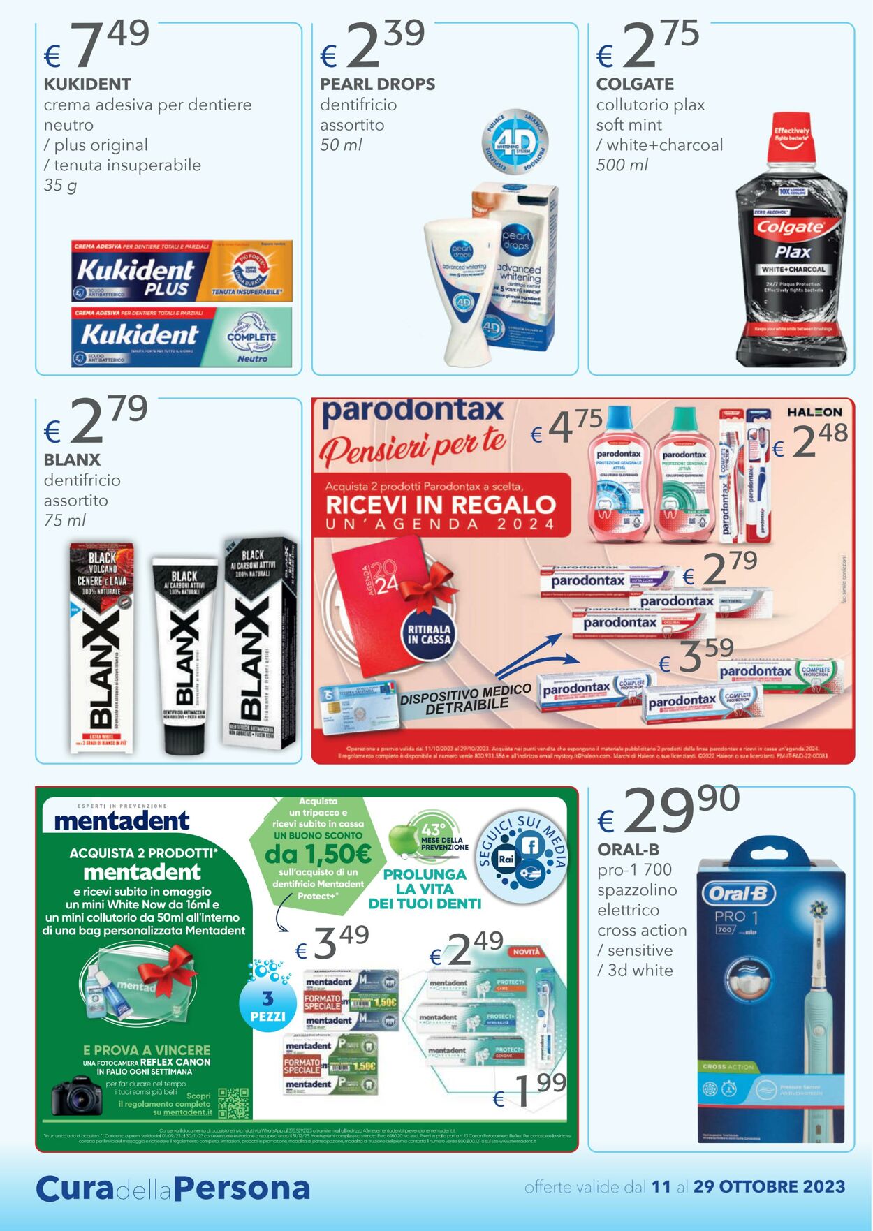 Volantino Acqua e sapone 11.10.2023 - 29.10.2023