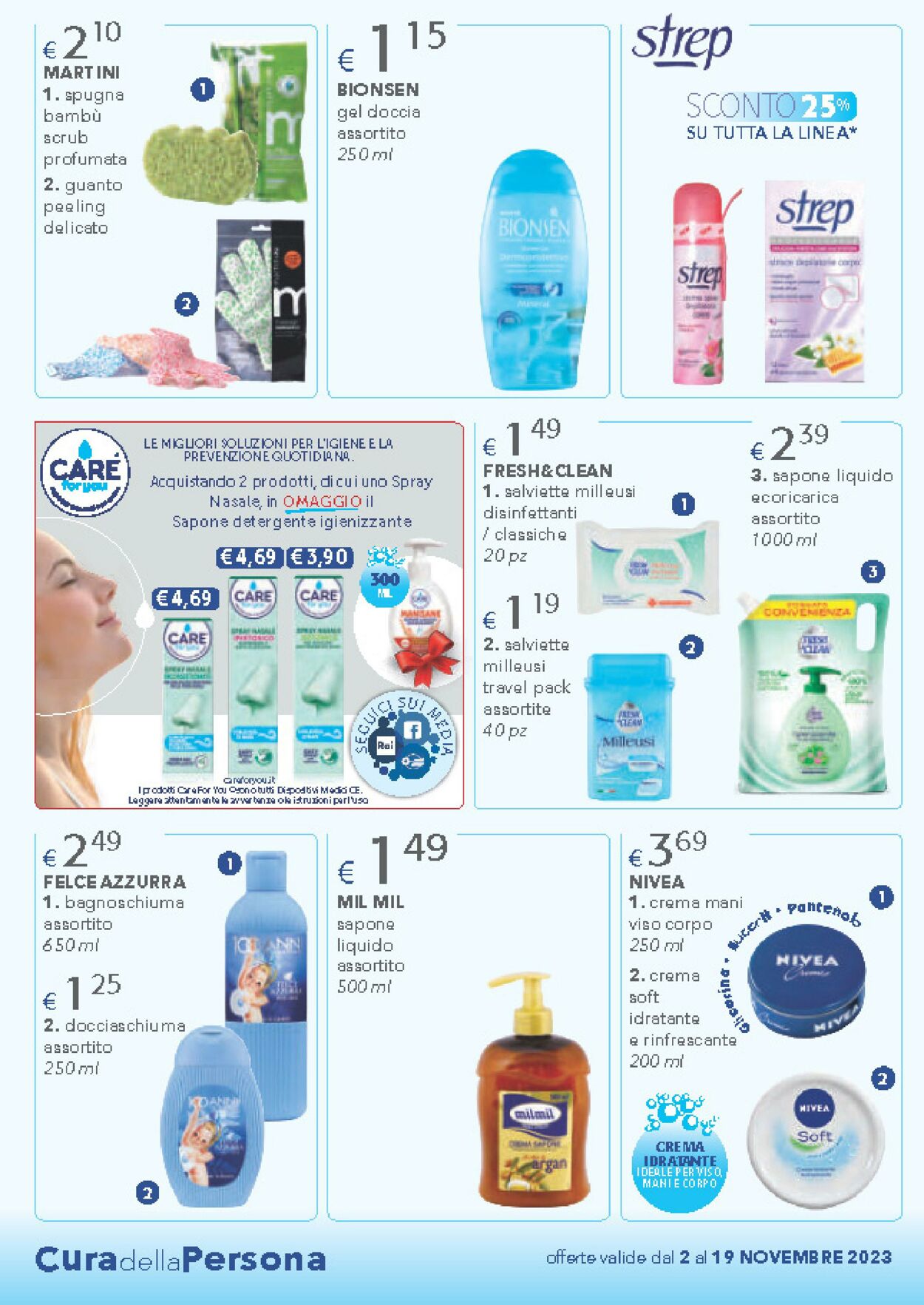 Volantino Acqua e sapone 02.11.2023 - 19.11.2023