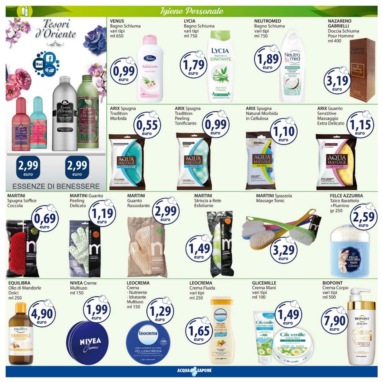 Volantino Acqua e sapone 02.01.2022 - 15.01.2022