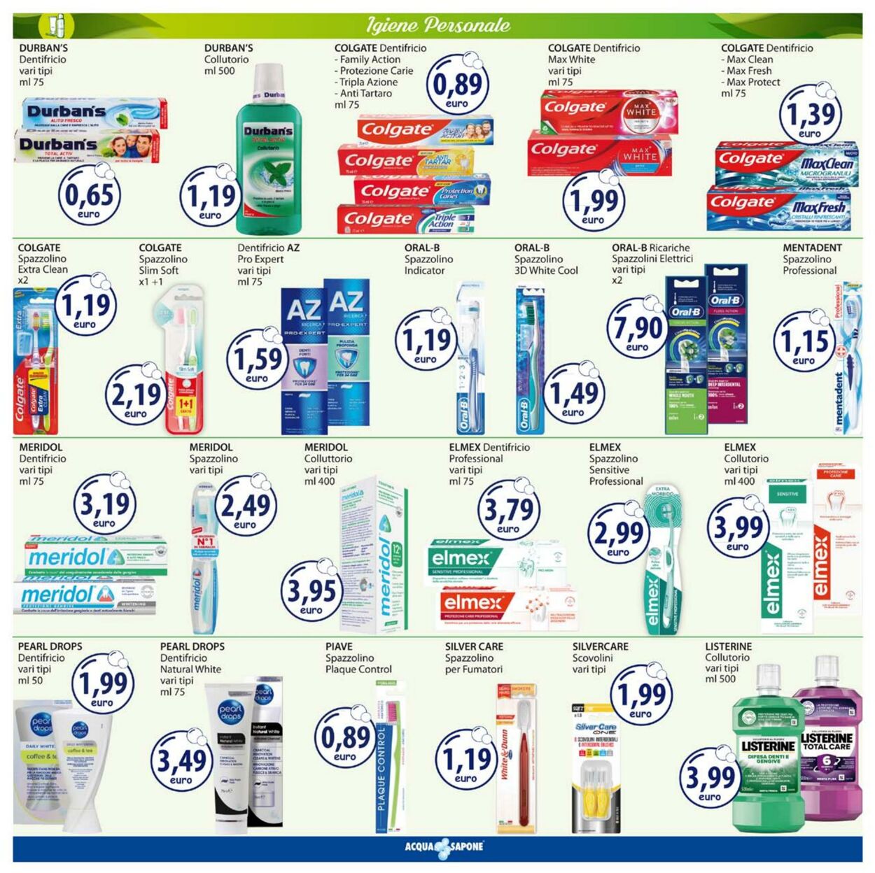 Volantino Acqua e sapone 02.01.2022 - 15.01.2022