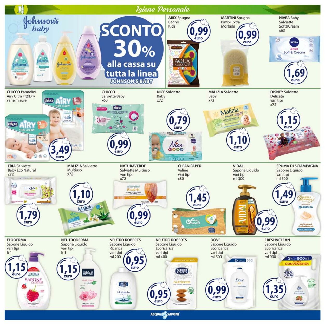 Volantino Acqua e sapone 02.01.2022 - 15.01.2022