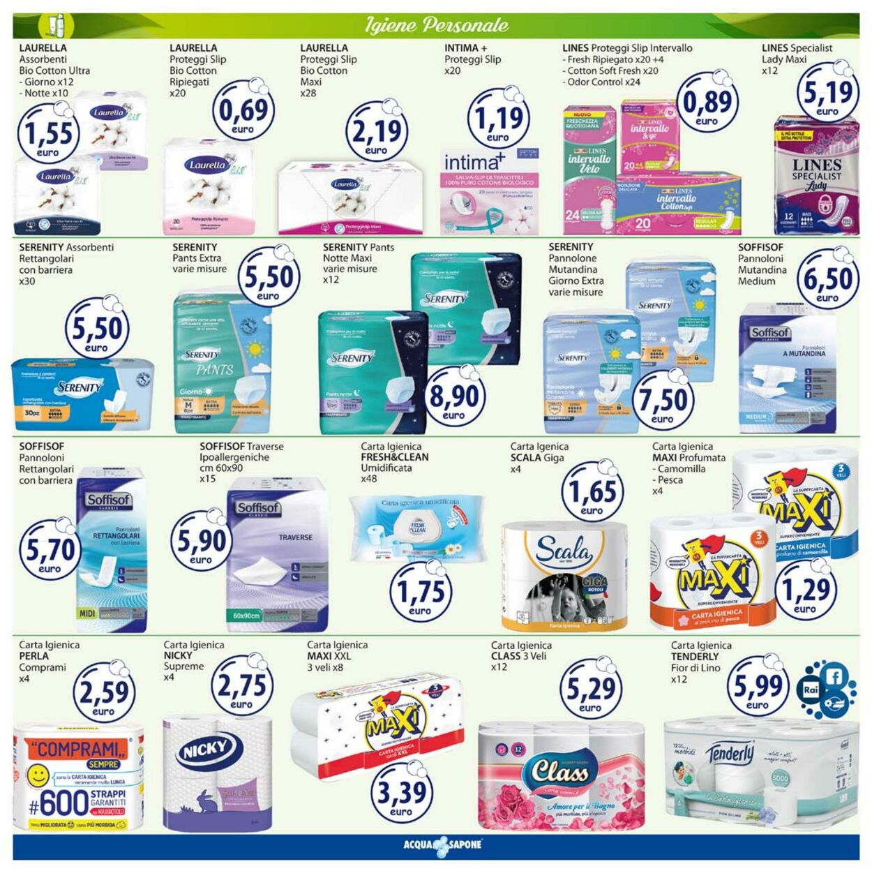 Volantino Acqua e sapone 02.01.2022 - 15.01.2022